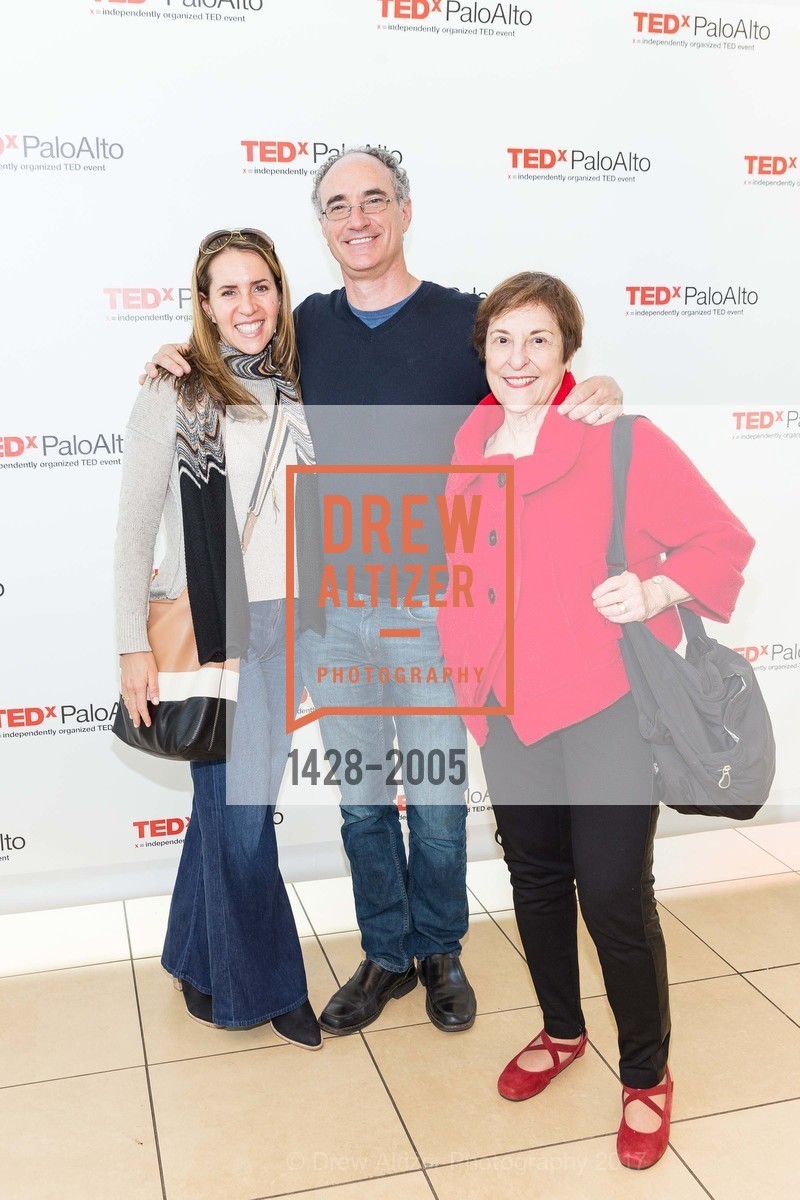 Susan Steiner Saal, Nate Saal, Carol Saal, TEDxPaloAlto at the Oshman Family JCC, Oshman Familiy JCC, March 31st, 2017, Photo #1428-2005 Susan Steiner Saal, Nate Saal, Carol Saal, Photo #1428-2005