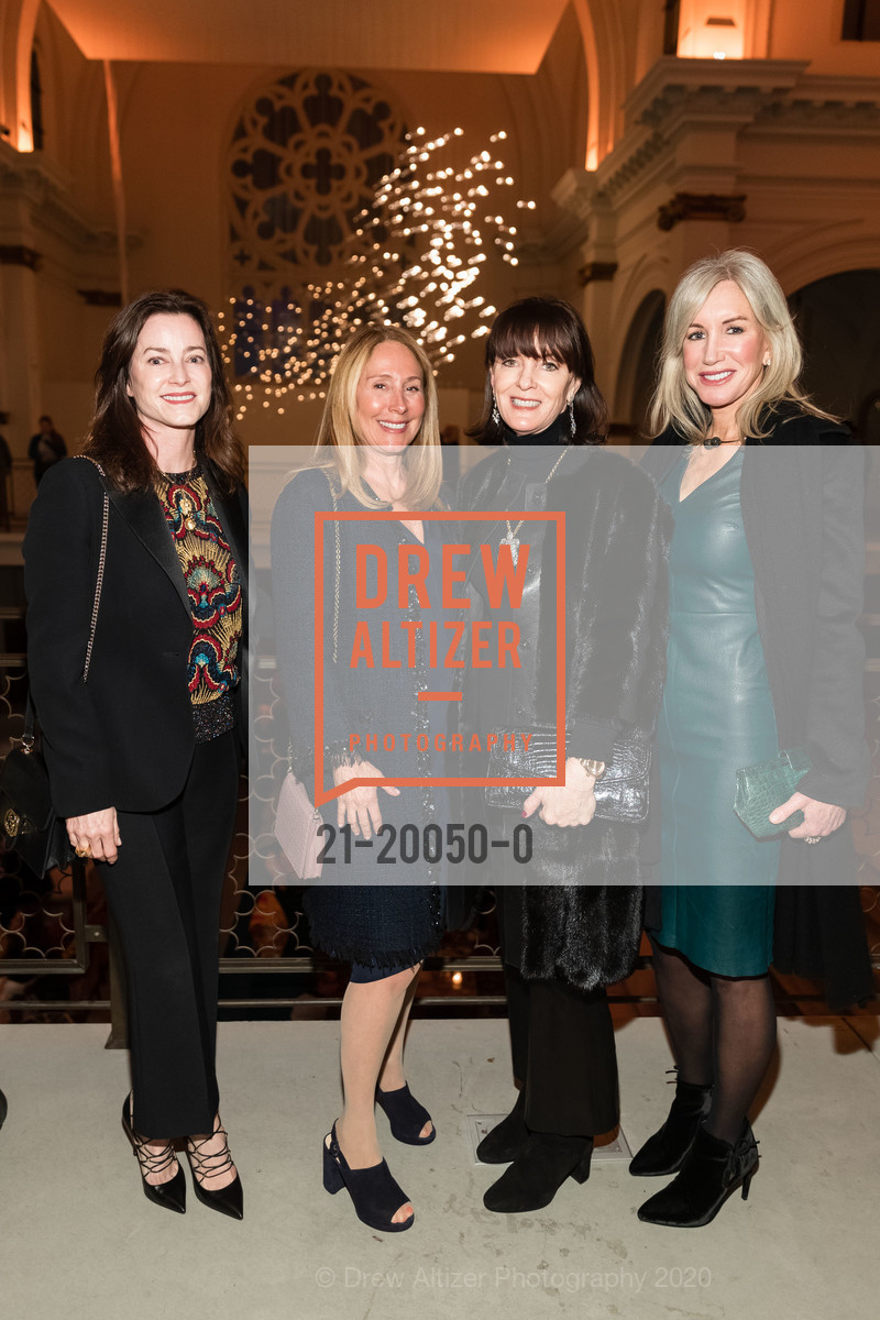 Carol Bonnie, Stacy Levitan, Allison Speer, Susan McCaw, FOG Party with DRIFT at Saint Joseph's Arts Society, Saint Joseph's Arts Society, January 17th, 2020, Photo #21-20050-0 Carol Bonnie, Stacy Levitan, Allison Speer, Susan McCaw, Photo #21-20050-0