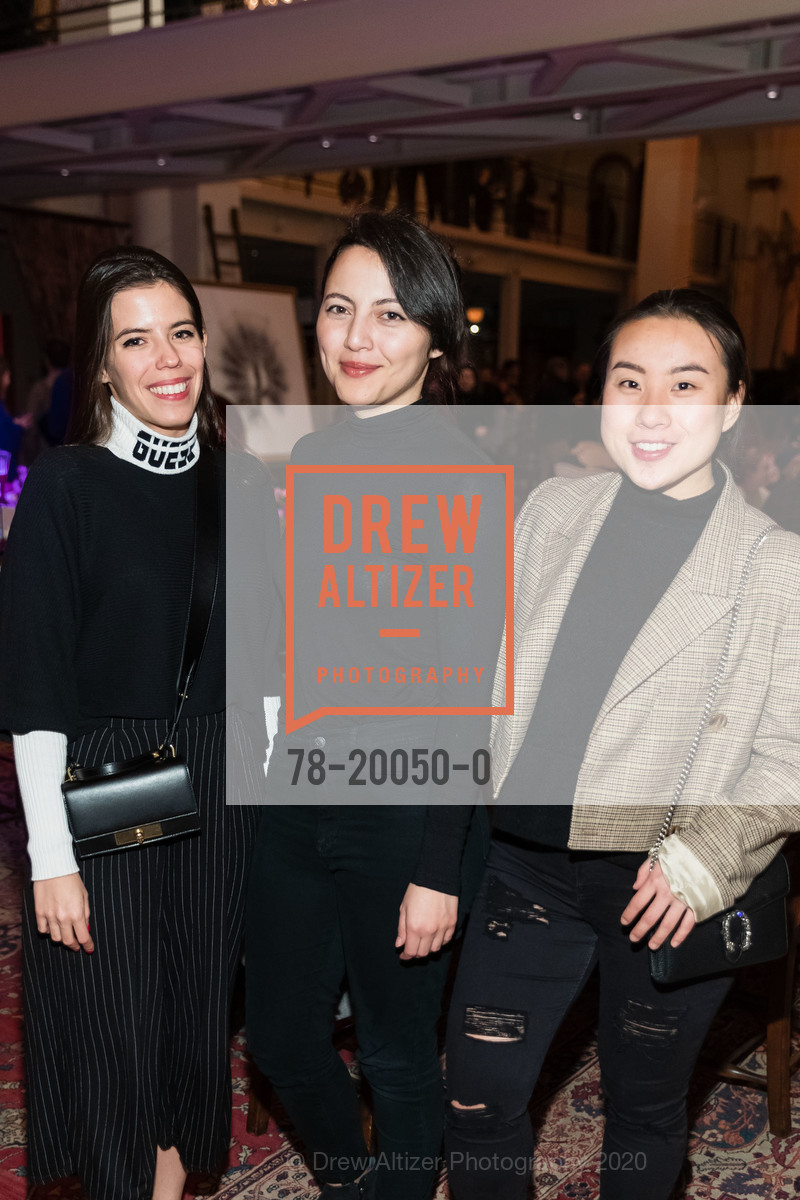 Lisa Karimova, Allie Johnston, Anita Xu, FOG Party with DRIFT at Saint Joseph's Arts Society, Saint Joseph's Arts Society, January 17th, 2020, Photo #78-20050-0 Lisa Karimova, Allie Johnston, Anita Xu, Photo #78-20050-0