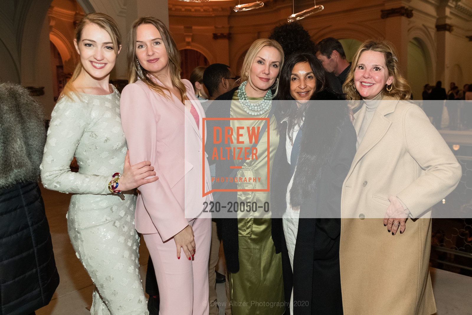 Alison Harrington, Lonneke Gordijn, Ana Burnett, Isha Clark, Jasna Glumac, FOG Party with DRIFT at Saint Joseph's Arts Society, Saint Joseph's Arts Society, January 17th, 2020, Photo #220-20050-0 Alison Harrington, Lonneke Gordijn, Ana Burnett, Isha Clark, Jasna Glumac, Photo #220-20050-0