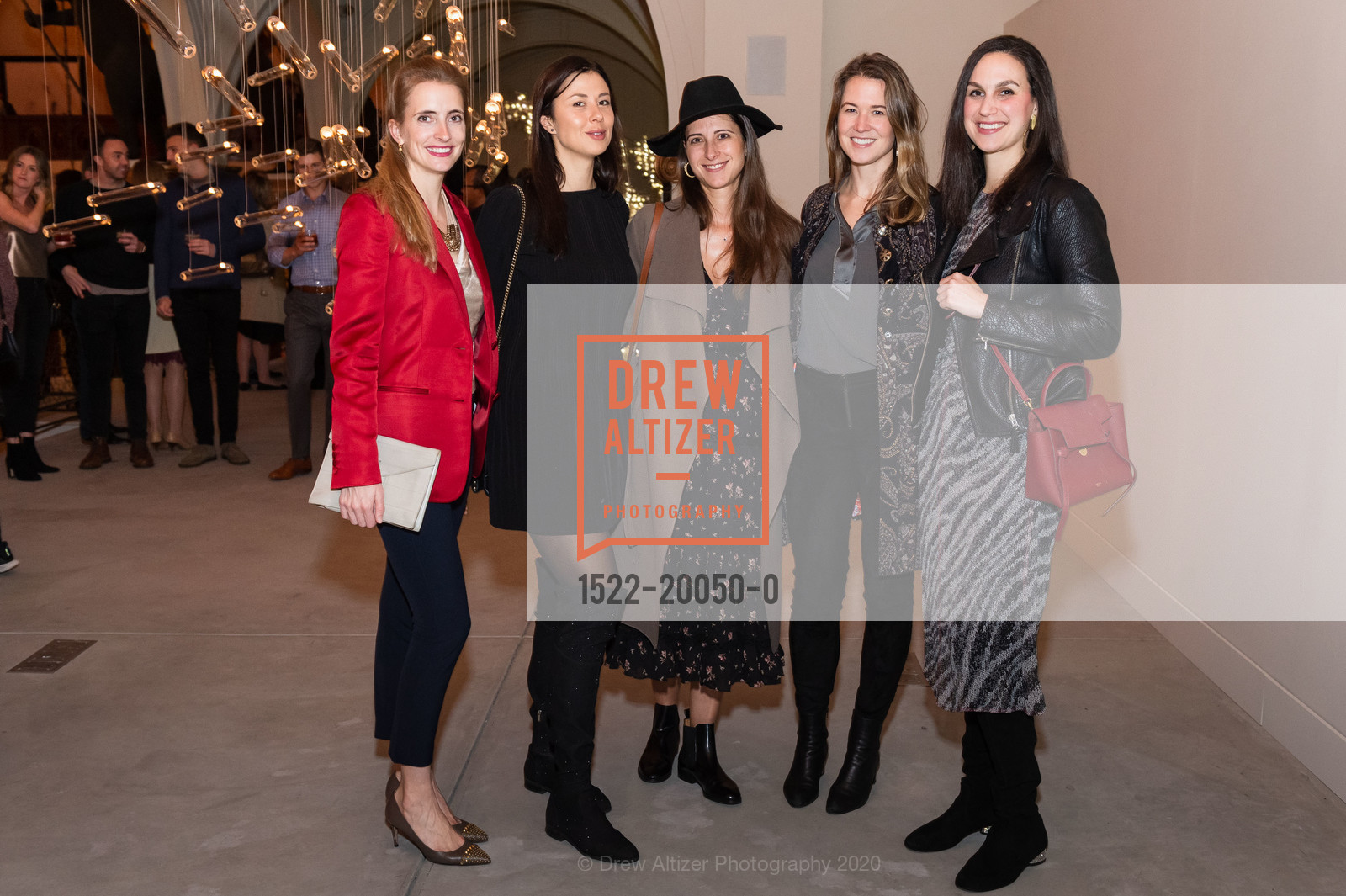 Alexis Humisun, Ali Berry, Margot Edelman, Devan Copeland, FOG Party with DRIFT at Saint Joseph's Arts Society, Saint Joseph's Arts Society, January 17th, 2020, Photo #1522-20050-0 Alexis Humisun, Ali Berry, Margot Edelman, Devan Copeland, Photo #1522-20050-0