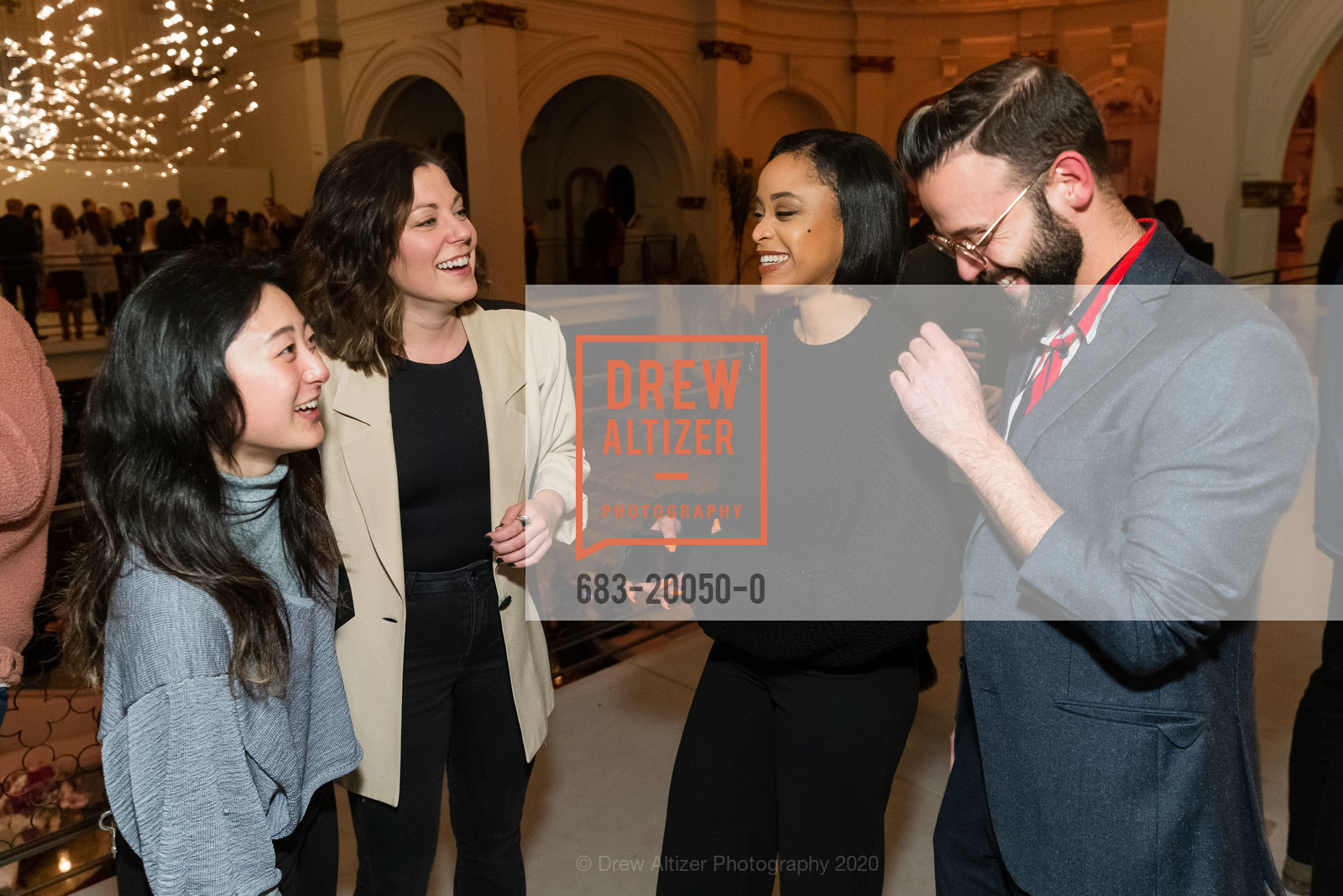Diana Kao, Kathy Cook, Brittany Robinson, Alejandro Hardiman, FOG Party with DRIFT at Saint Joseph's Arts Society, Saint Joseph's Arts Society, January 17th, 2020, Photo #683-20050-0 Diana Kao, Kathy Cook, Brittany Robinson, Alejandro Hardiman, Photo #683-20050-0