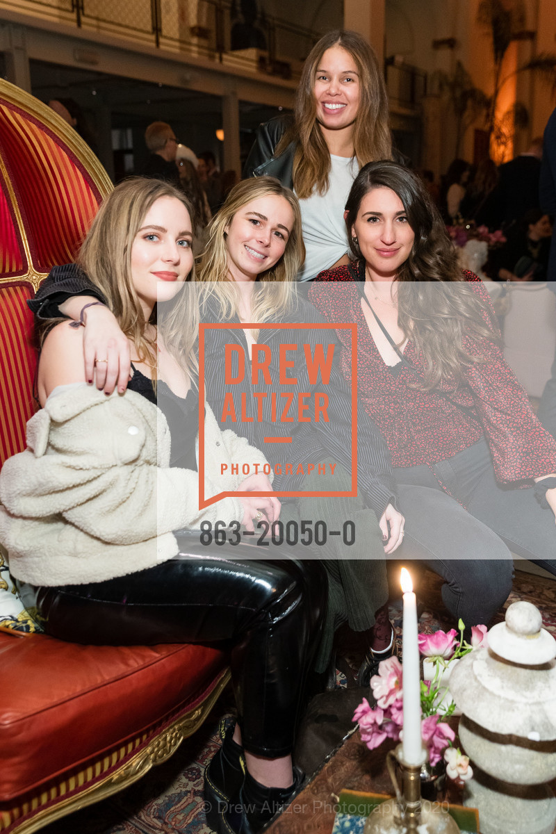 Margaret Milani, Annie, April Solina, Elisa Herman, FOG Party with DRIFT at Saint Joseph's Arts Society, Saint Joseph's Arts Society, January 17th, 2020, Photo #863-20050-0 Margaret Milani, Annie, April Solina, Elisa Herman, Photo #863-20050-0