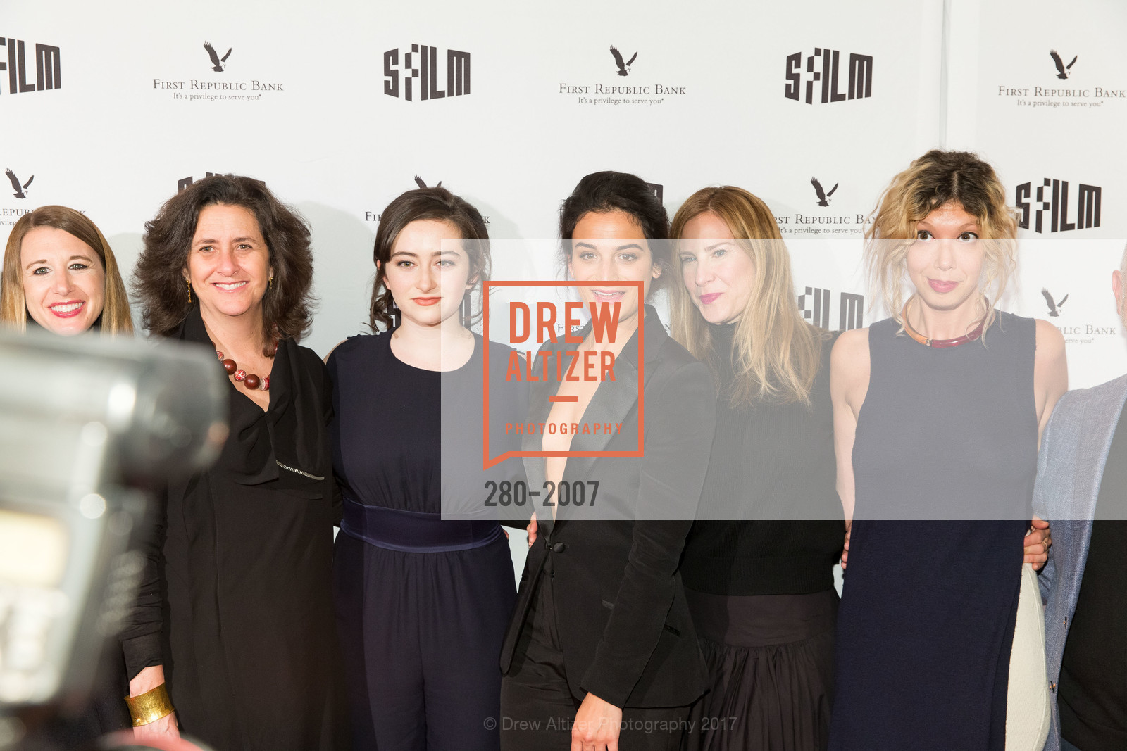 Gigi Pritzker, Abby Quinn, Jenny Slate, Rachel Shane, Elisabeth Holm, SFFILM Festival Opening Night: Landline, Castro Theatre. 429 Castro Street, April 5th, 2017, Photo #280-2007 Gigi Pritzker, Abby Quinn, Jenny Slate, Rachel Shane, Elisabeth Holm, Photo #280-2007