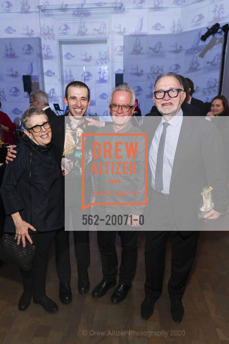 Susan Roth, Anthony Roth Costanzo, Christopher Alden, Phil Costanzo, Philharmonia Baroque Aci Opening Night Gala 2020, War Memorial Building. 401 Van Ness Avenue, January 22nd, 2020, Photo #562-20071-0 Susan Roth, Anthony Roth Costanzo, Christopher Alden, Phil Costanzo, Photo #562-20071-0