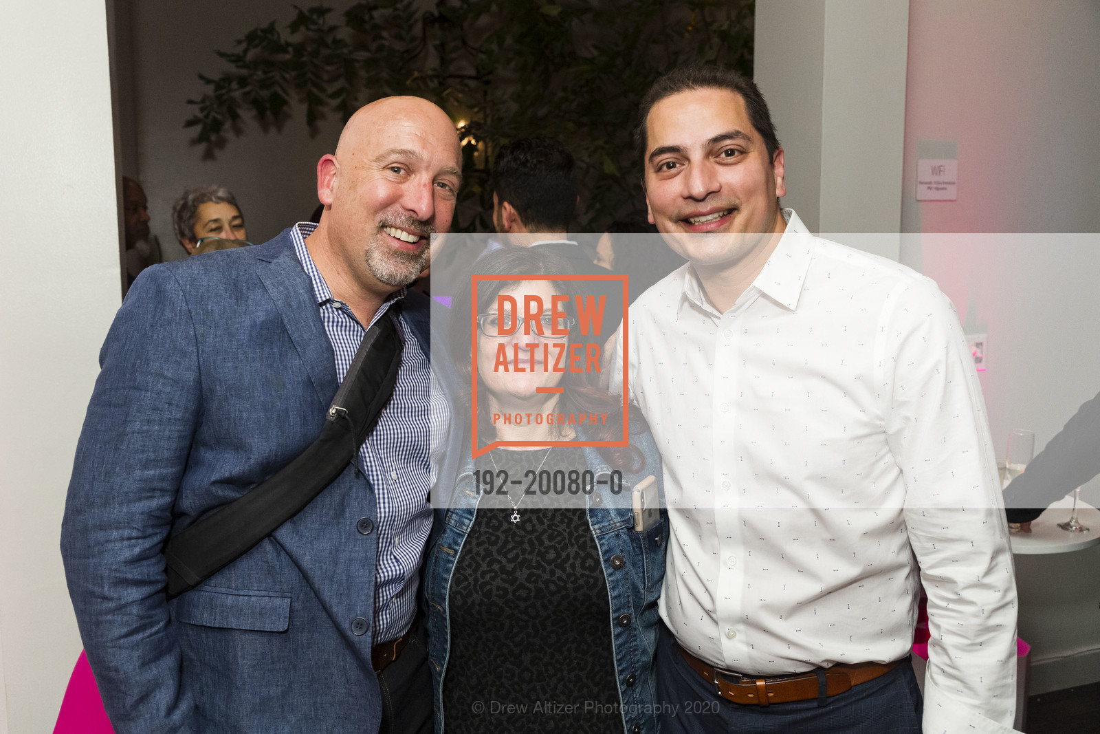 David Watson, Tina Morrison, Shlomo Franco, Do Good Events 20th Anniversary Celebration, Villa Fontaine, January 23rd, 2020, Photo #192-20080-0 David Watson, Tina Morrison, Shlomo Franco, Photo #192-20080-0