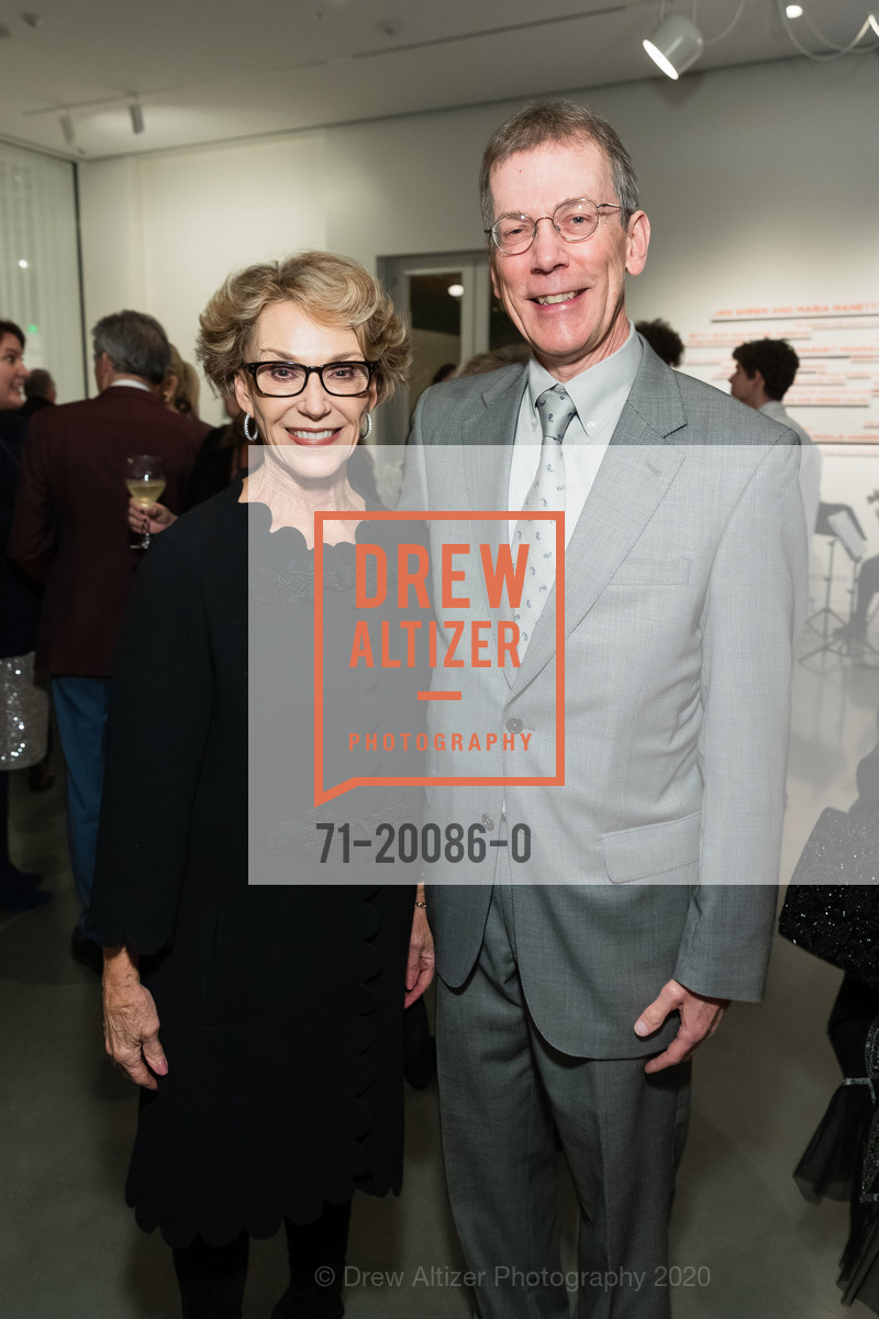 Carol Parker, Paul Prokop, Manetti Shrem Museum Winter Gala 2020, Manetti Shrem Museum. 254 Old Davis Rd, January 25th, 2020, Photo #71-20086-0 Carol Parker, Paul Prokop, Photo #71-20086-0