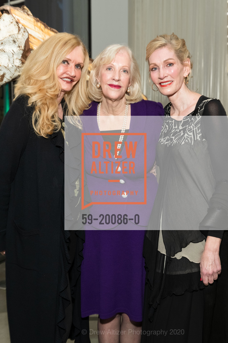 Beth Townsend, Nancy Gilbert, Dede Gelis, Manetti Shrem Museum Winter Gala 2020, Manetti Shrem Museum. 254 Old Davis Rd, January 25th, 2020, Photo #59-20086-0 Beth Townsend, Nancy Gilbert, Dede Gelis, Photo #59-20086-0