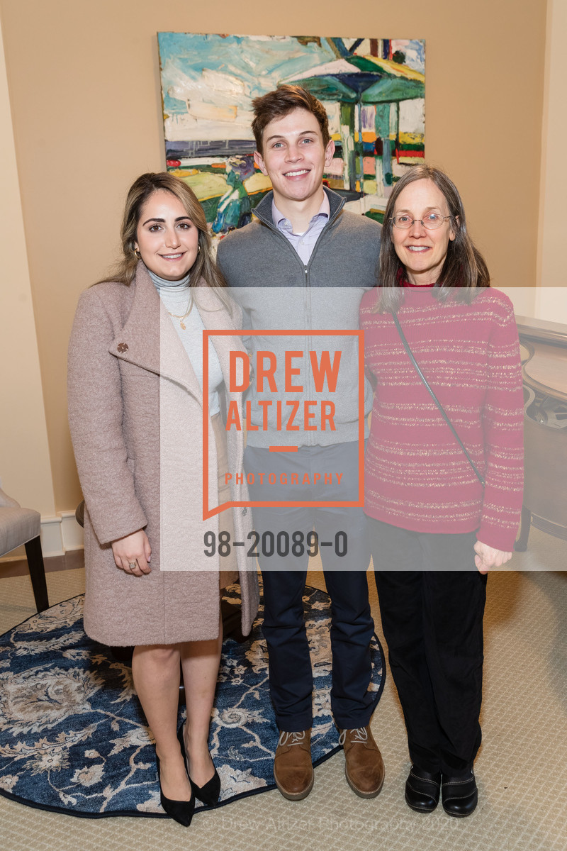 Gal Ben Shushan, Stephen Morris, Karen Morris, Winter Gala Chancellor's Brunch, Private Residence, January 26th, 2020, Photo #98-20089-0 Gal Ben Shushan, Stephen Morris, Karen Morris, Photo #98-20089-0