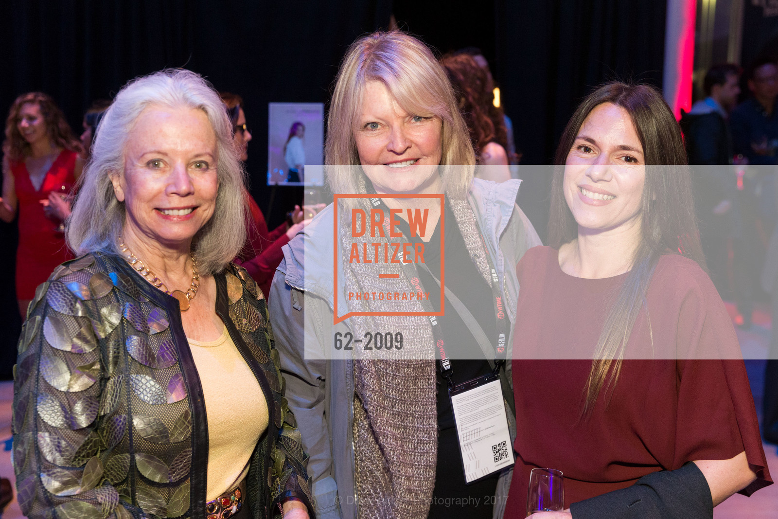 Susie McBaine, Nancy Ganis, Amanda McBaine, SFFILM 60th Anniversary Celebration, Yerba Buena Center for the Arts, The Forum. 701 Mission St, April 7th, 2017, Photo #62-2009 Susie McBaine, Nancy Ganis, Amanda McBaine, Photo #62-2009