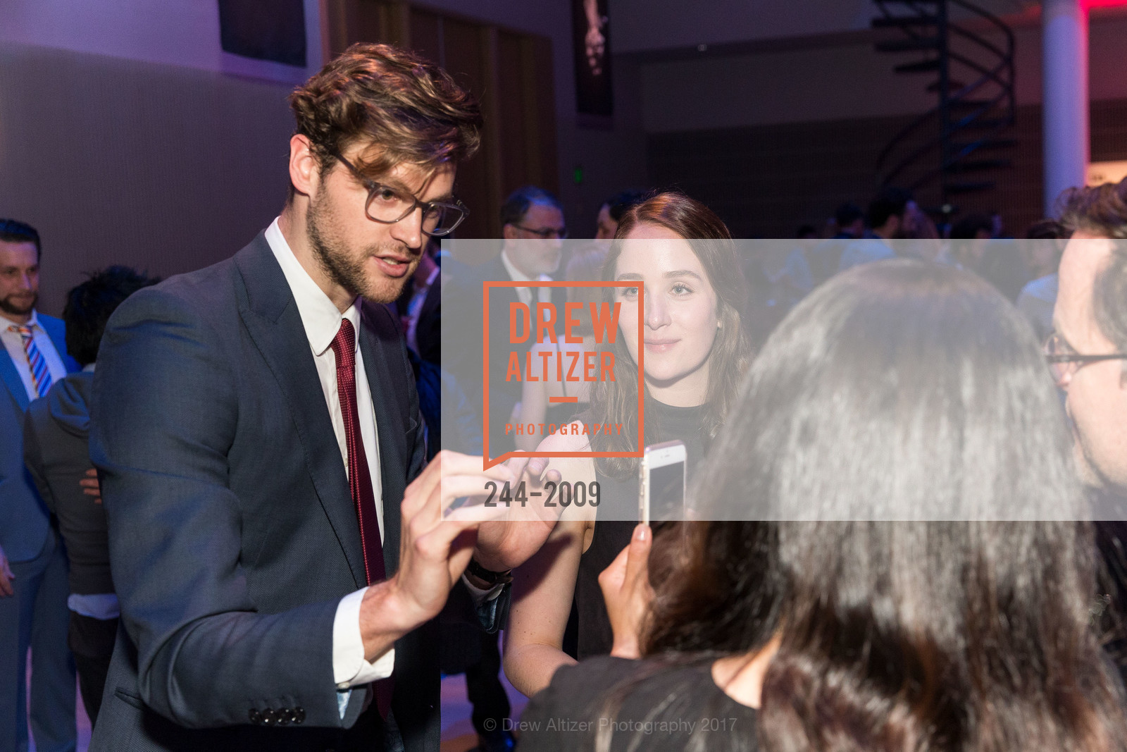 Kevin Ferguson, Ryann Chandler, SFFILM 60th Anniversary Celebration, Yerba Buena Center for the Arts, The Forum. 701 Mission St, April 7th, 2017, Photo #244-2009 Kevin Ferguson, Ryann Chandler, Photo #244-2009