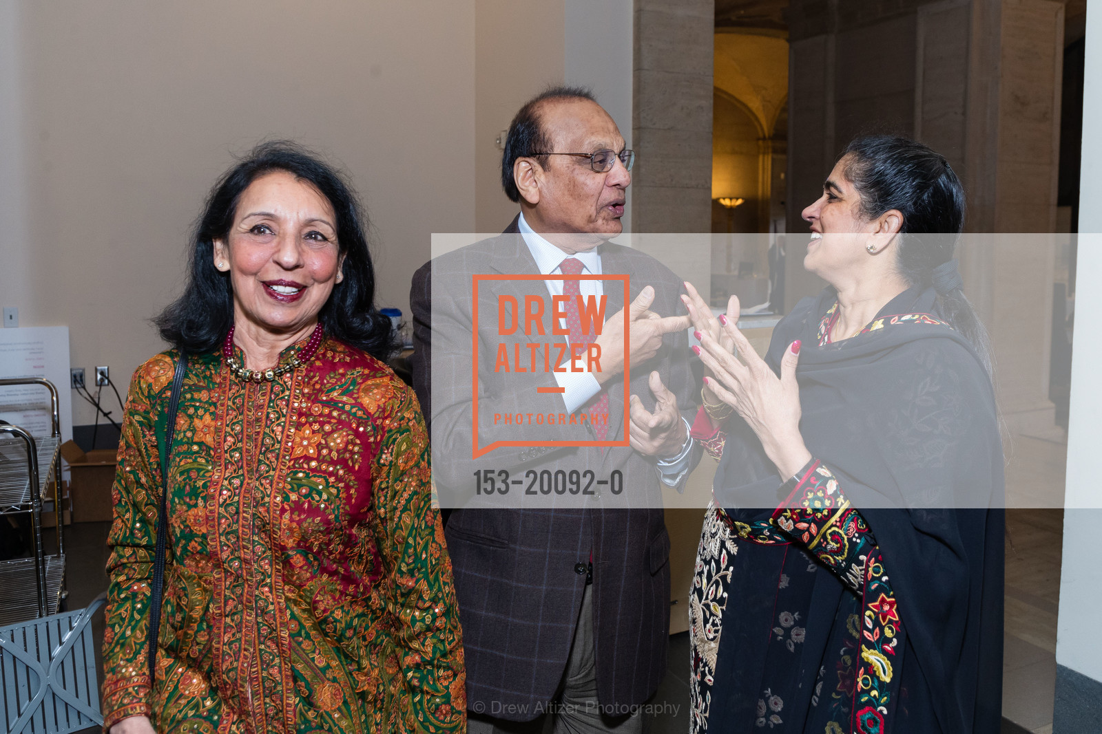 Gita Vaish, Ashok Vaish, Vijay Shriram, Asian Art Museum hosts Leadership Donor Celebration 2020, Asian Art Museum. 200 Larkin St, Photo #153-20092-0 Gita Vaish, Ashok Vaish, Vijay Shriram, Photo #153-20092-0