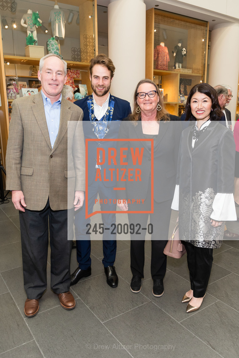 Eric Foster, Justin Thorne, Carol Sherpa, Akiko Yamazaki, Asian Art Museum hosts Leadership Donor Celebration 2020, Asian Art Museum. 200 Larkin St, Photo #245-20092-0 Eric Foster, Justin Thorne, Carol Sherpa, Akiko Yamazaki, Photo #245-20092-0