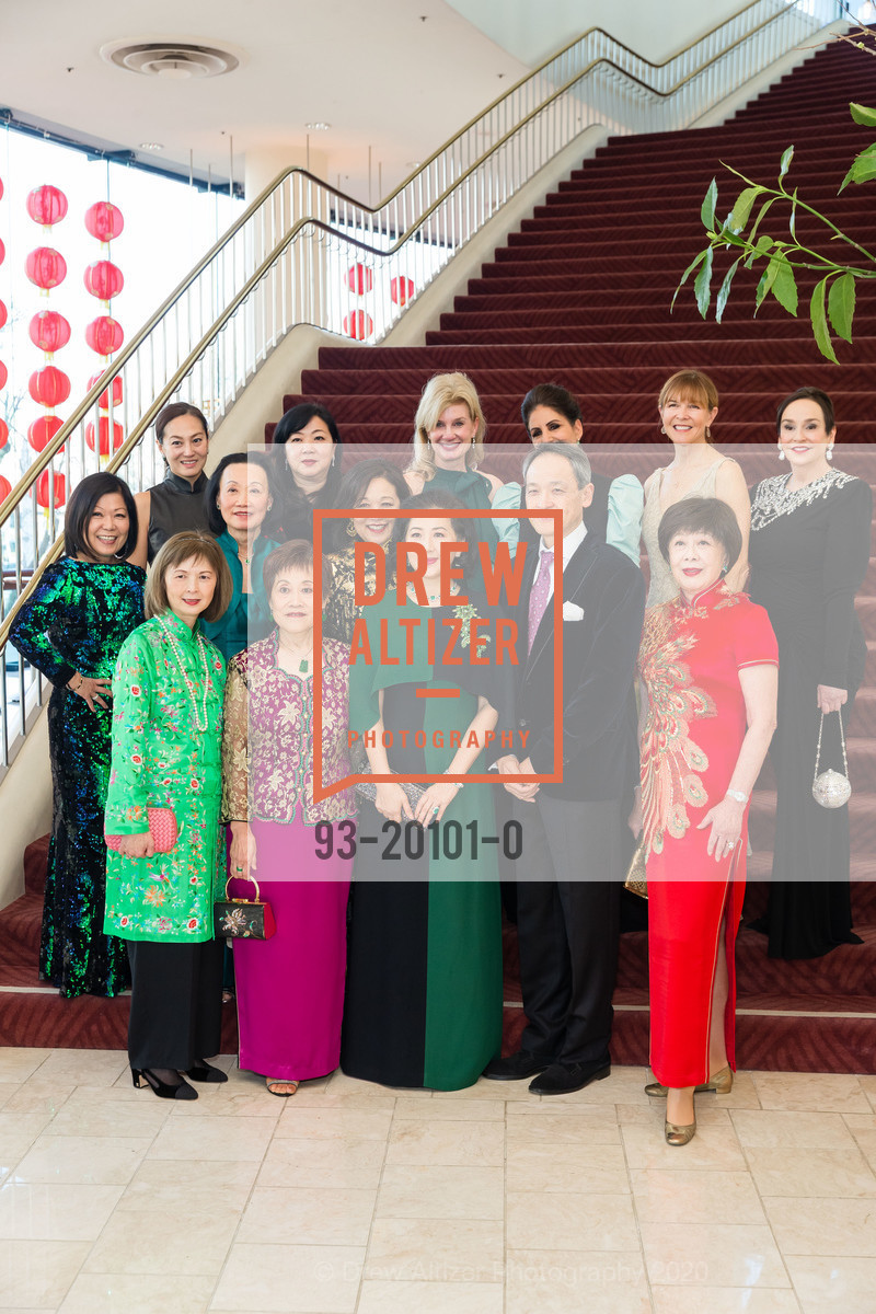 Nanci Nishimura, Tiffany Chang, Iris Chan, Mindy Sun, Annie Liu Wong, Patricia Lee-Hoffmann, Gorretti Lo Lui, Karen Walker, Lisa Grotts, Lawrence Lui, Leigh Wasson, Margaret Liu Collins, Elisa Stephens, SF Symphony Chinese New Year 2020, Davis Symphony Hall. 201 Van Ness, February 1st, 2020, Photo #93-20101-0 Nanci Nishimura, Tiffany Chang, Iris Chan, Mindy Sun, Annie Liu Wong, Patricia Lee-Hoffmann, Gorretti Lo Lui, Karen Walker, Lisa Grotts, Lawrence Lui, Leigh Wasson, Margaret Liu Collins, Elisa Stephens, Photo #93-20101-0