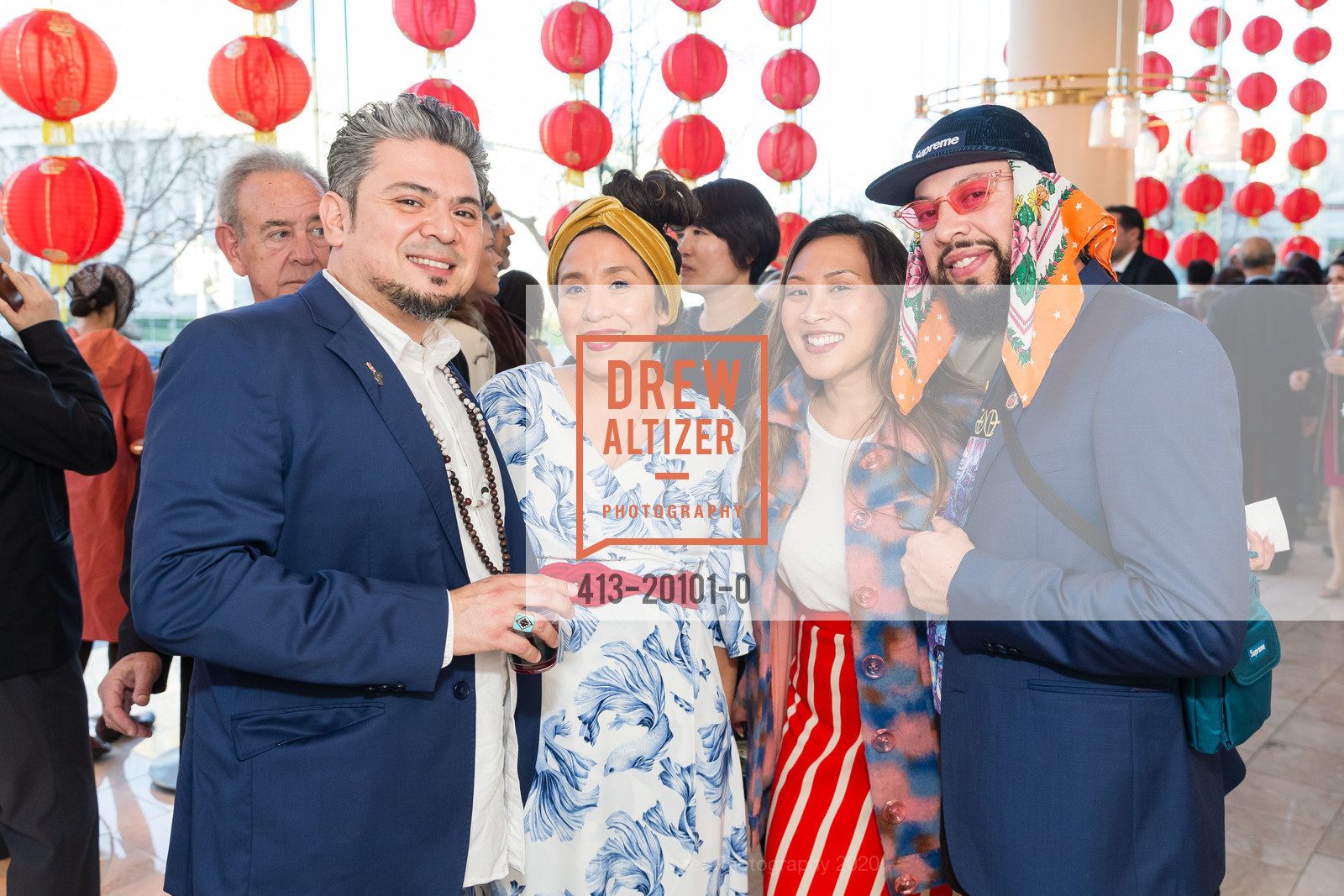 Jose Roxas, Allison Martinez, Noelle Durand, Alvaro Lacayo, SF Symphony Chinese New Year 2020, Davis Symphony Hall. 201 Van Ness, February 1st, 2020, Photo #413-20101-0 Jose Roxas, Allison Martinez, Noelle Durand, Alvaro Lacayo, Photo #413-20101-0