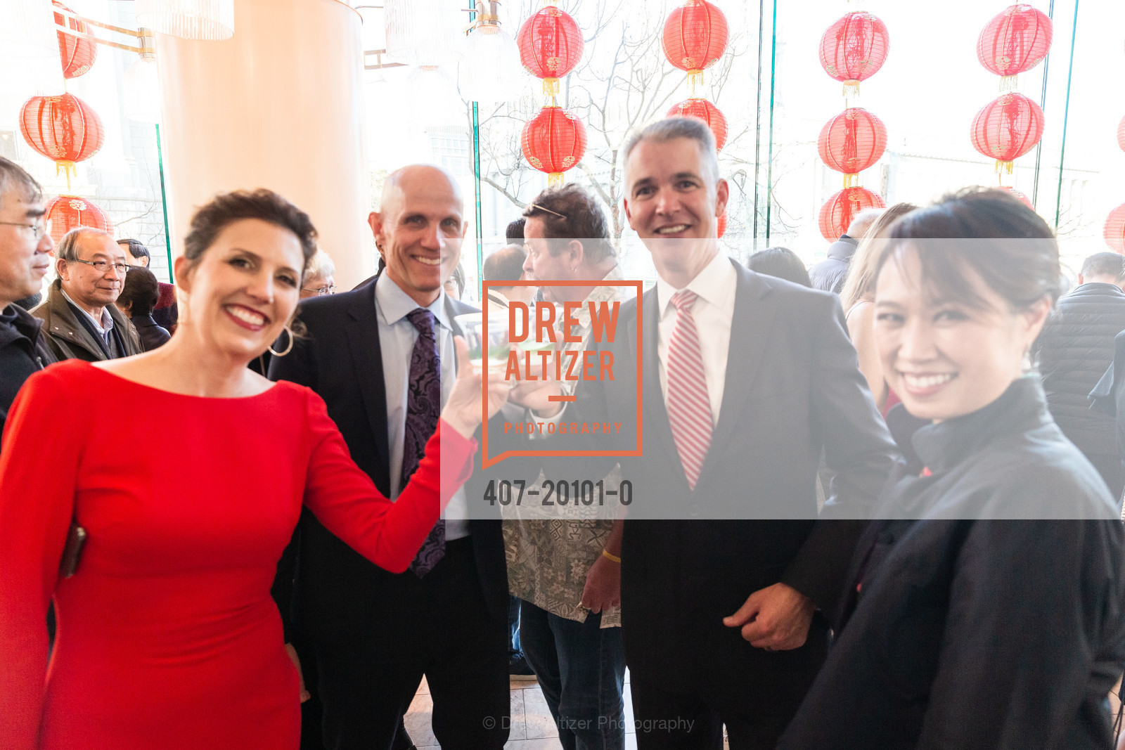 Stefani Wedl, Darren Schulte, Michael Lynch, Cindy Wong, SF Symphony Chinese New Year 2020, Davis Symphony Hall. 201 Van Ness, Photo #407-20101-0 Stefani Wedl, Darren Schulte, Michael Lynch, Cindy Wong, Photo #407-20101-0