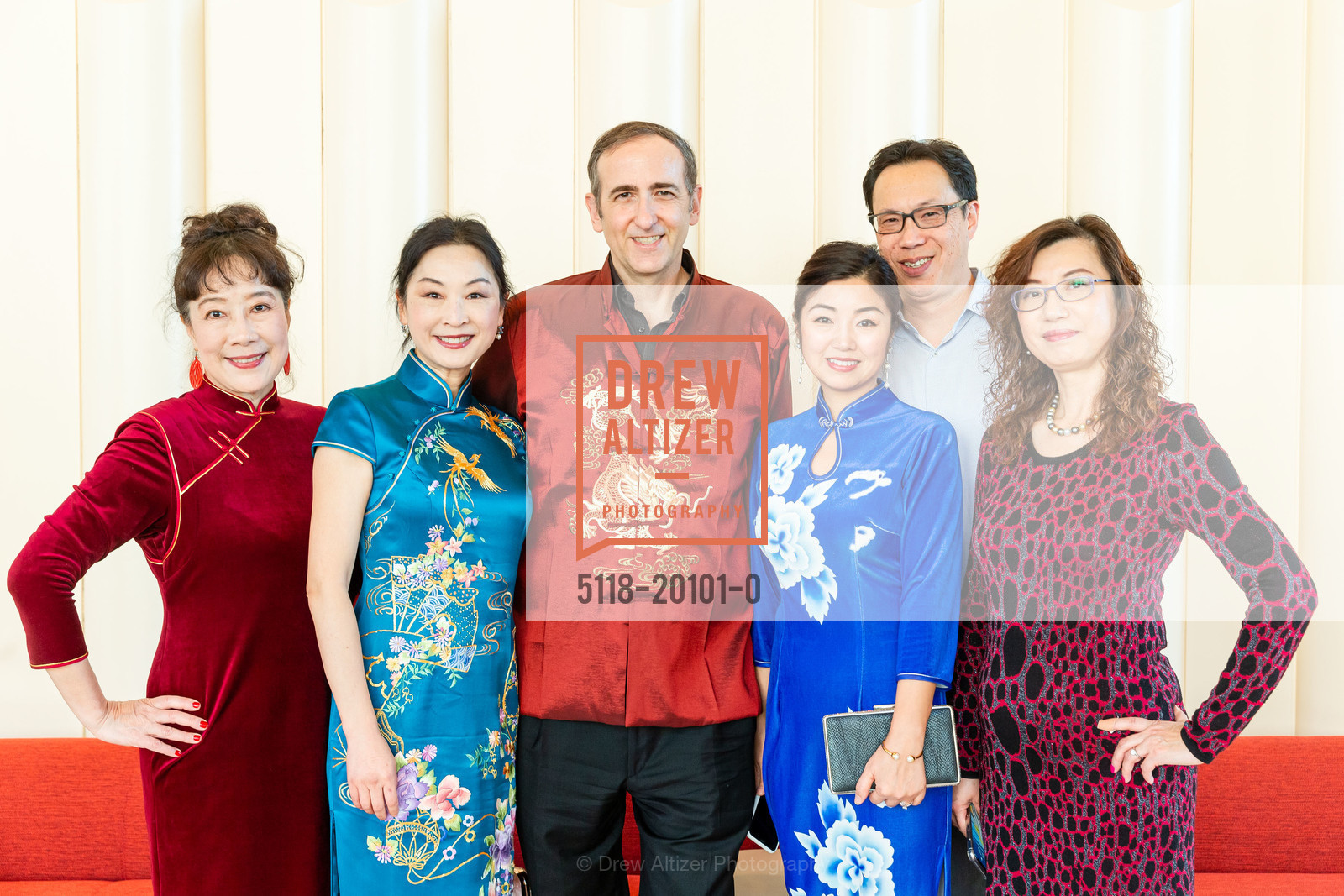 Eve Zhang, Catherine Zhang, Larry Drumm, Maya Tan, SF Symphony Chinese New Year 2020, Davis Symphony Hall. 201 Van Ness, Photo #5118-20101-0 Eve Zhang, Catherine Zhang, Larry Drumm, Maya Tan, Photo #5118-20101-0