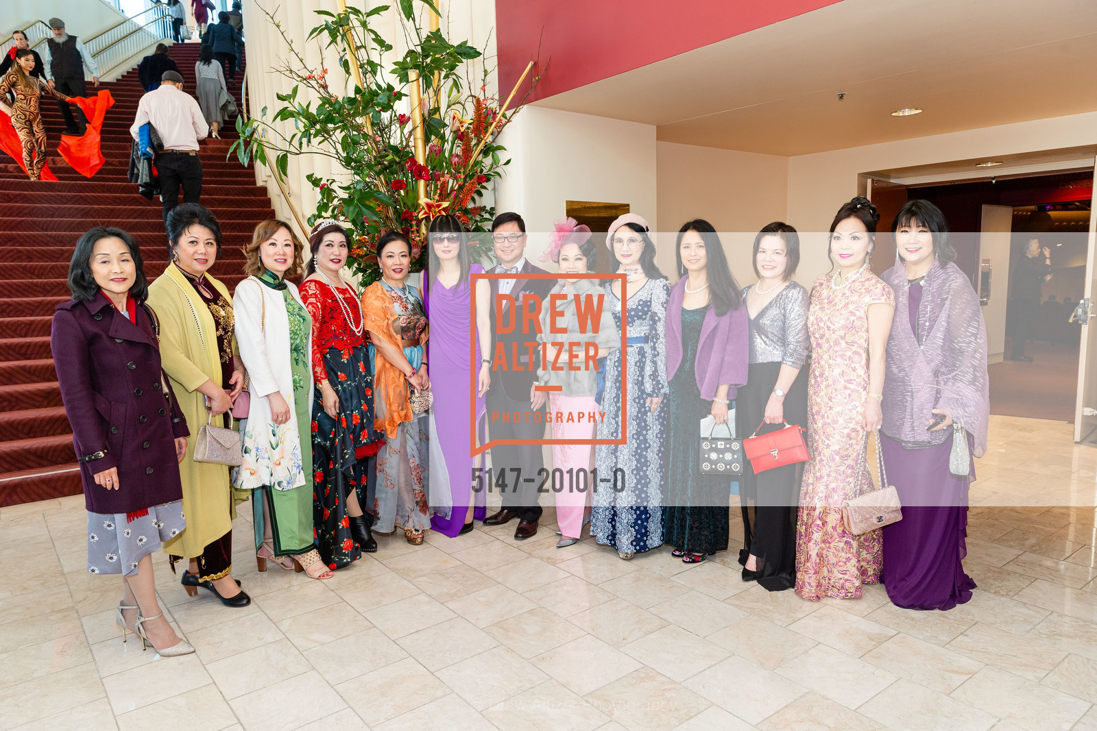 Lan Kay, May Young, Tina Chan, SF Symphony Chinese New Year 2020, Davis Symphony Hall. 201 Van Ness, Photo #5147-20101-0 Lan Kay, May Young, Tina Chan, Photo #5147-20101-0