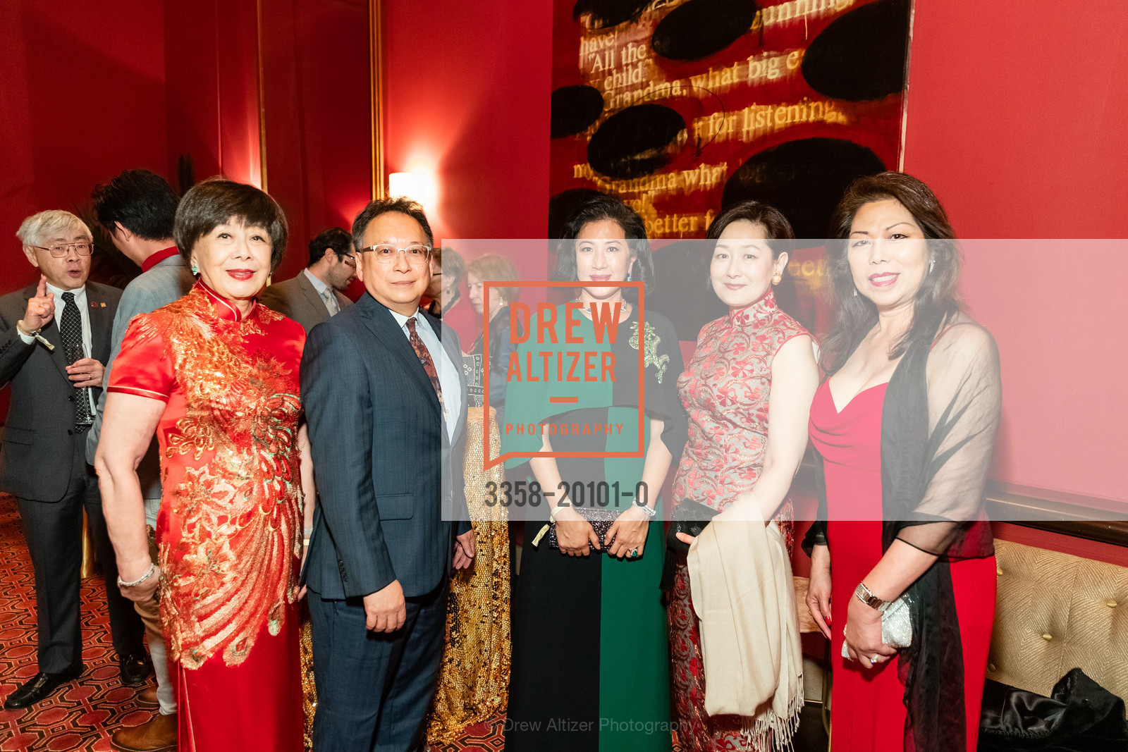 Margaret Liu Collins, John Vong, Gorretti Lo Lui, Winnie Vong, Julia Wu, SF Symphony Chinese New Year 2020, Davis Symphony Hall. 201 Van Ness, Photo #3358-20101-0 Margaret Liu Collins, John Vong, Gorretti Lo Lui, Winnie Vong, Julia Wu, Photo #3358-20101-0