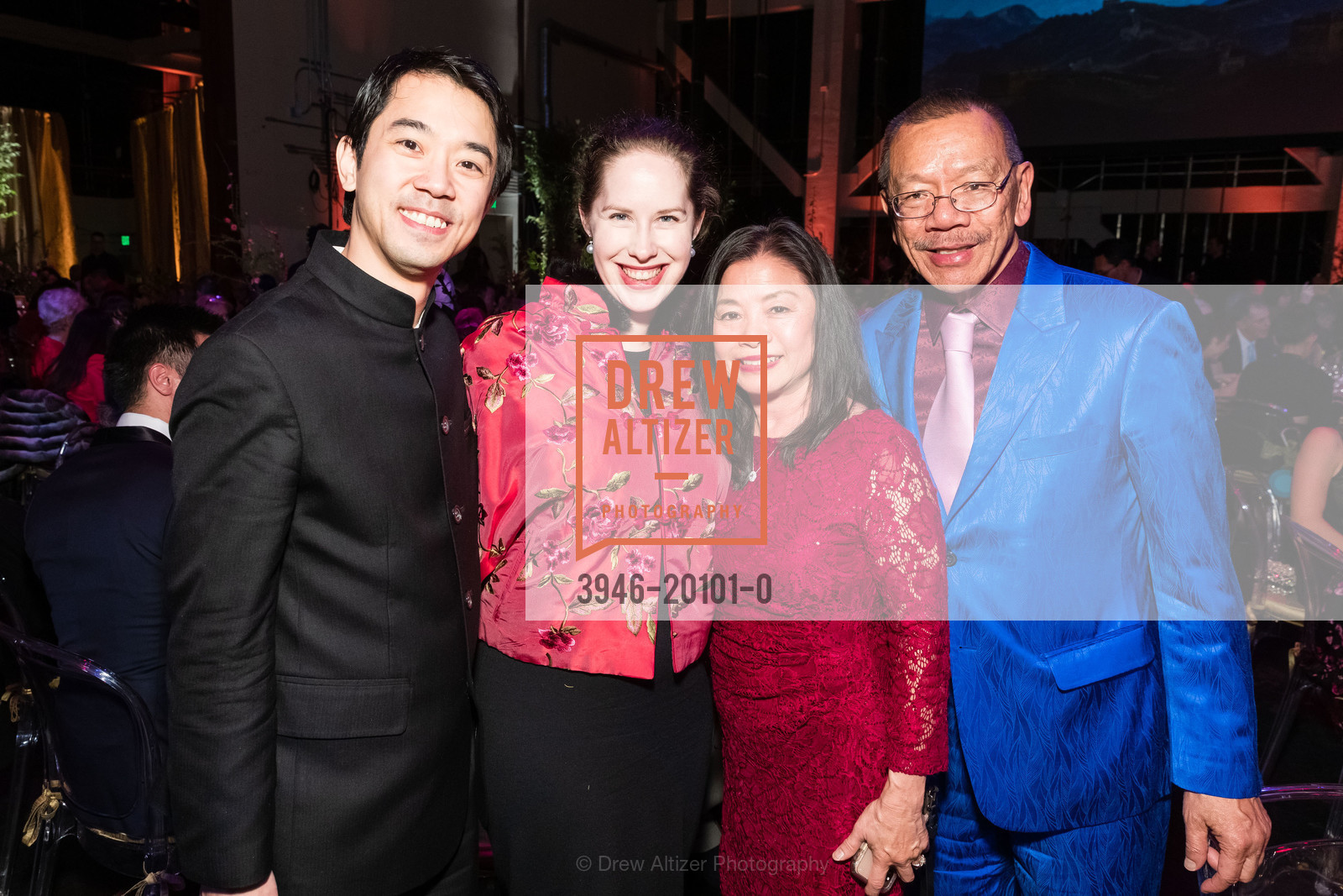 Perry So, Anna Graber, Cathy Yee, Norman Yee, SF Symphony Chinese New Year 2020, Davis Symphony Hall. 201 Van Ness, Photo #3946-20101-0 Perry So, Anna Graber, Cathy Yee, Norman Yee, Photo #3946-20101-0