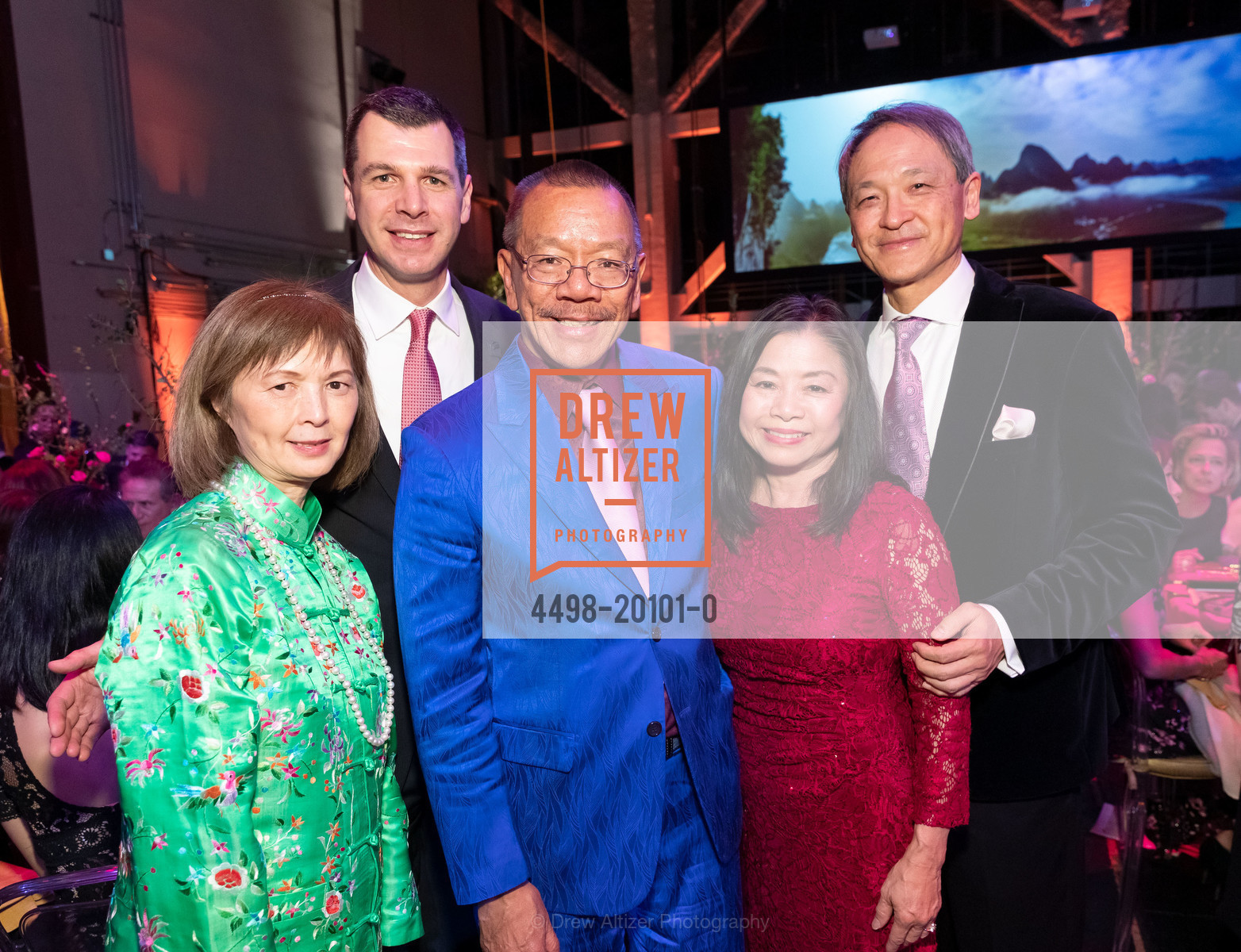 Claudine Cheng, Mark Hanson, Norman Yee, Cathy Yee, Lawrence Lui, SF Symphony Chinese New Year 2020, Davis Symphony Hall. 201 Van Ness, Photo #4498-20101-0 Claudine Cheng, Mark Hanson, Norman Yee, Cathy Yee, Lawrence Lui, Photo #4498-20101-0