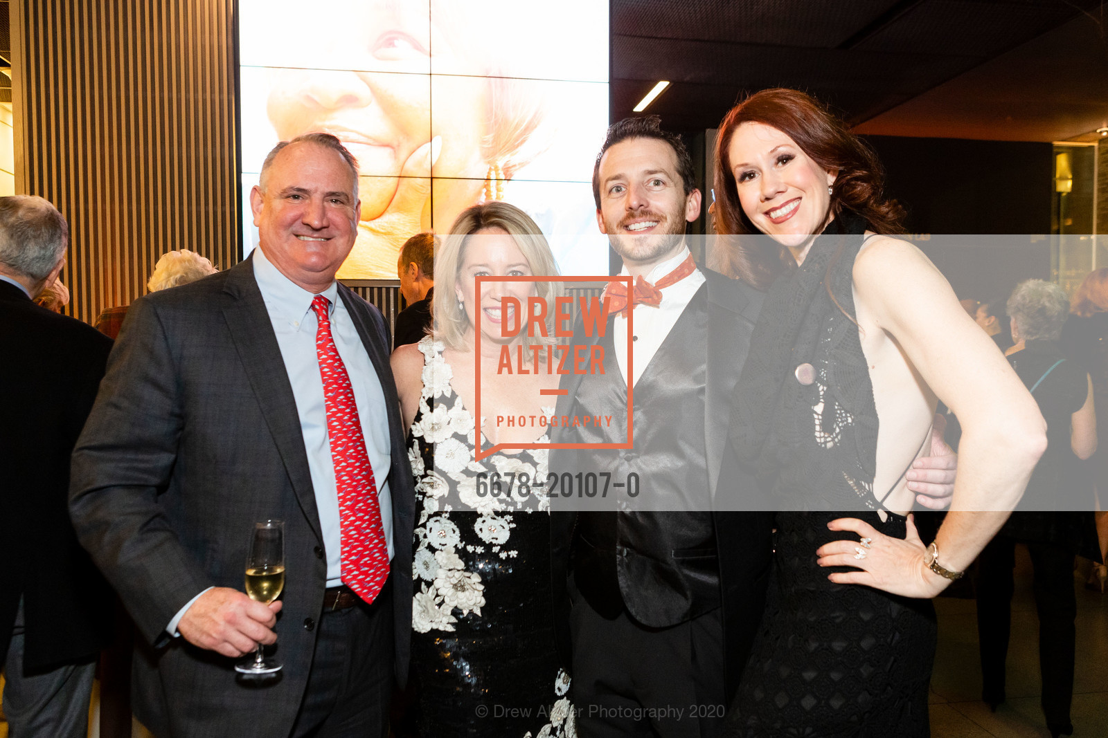 Ed Conlin, Elizabeth Johnson, Chase Bradshaw, Cheryl Young, SFJAZZ Gala 2020, SFJAZZ Center. 201 Franklin Street, January 30th, 2020, Photo #6678-20107-0 Ed Conlin, Elizabeth Johnson, Chase Bradshaw, Cheryl Young, Photo #6678-20107-0