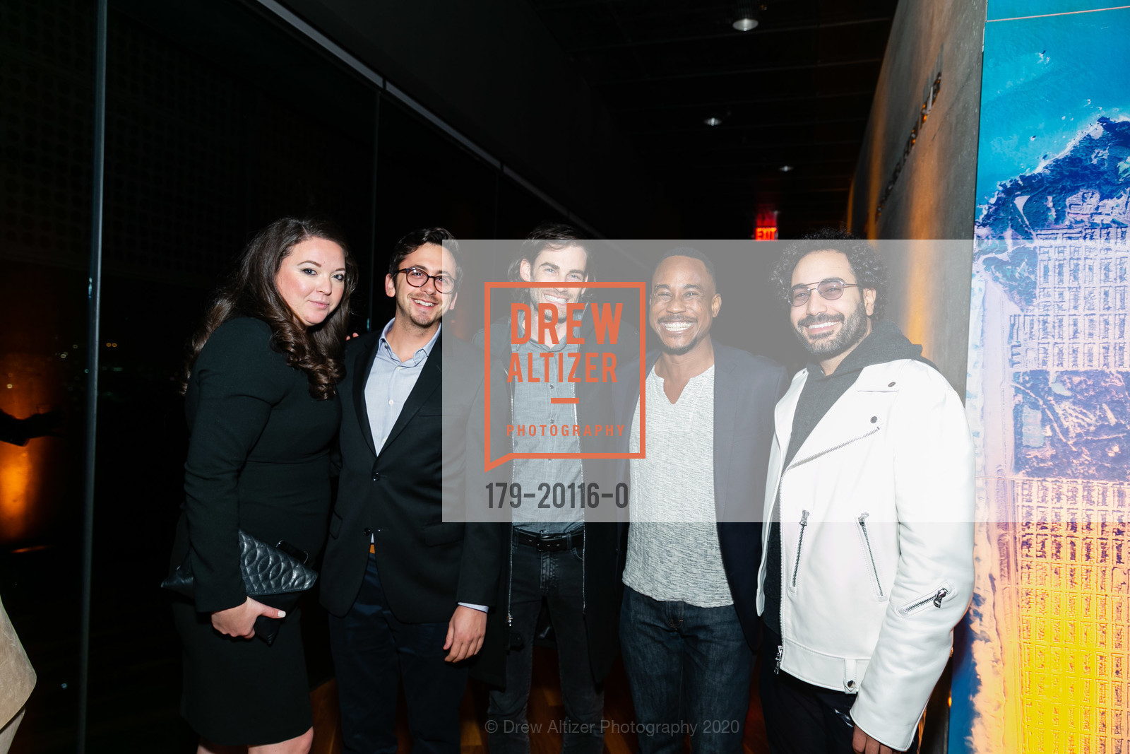 Rachel Leff-Kich, Sam, David Bordow, Tre Shallowhorn, Jamaal Montasser, ArtPoint Insider: Soul of a Nation, de Young Museum. 50 Hagiwara Tea Garden Dr, San Francisco, CA 94118, January 30th, 2020, Photo #179-20116-0 Rachel Leff-Kich, Sam, David Bordow, Tre Shallowhorn, Jamaal Montasser, Photo #179-20116-0