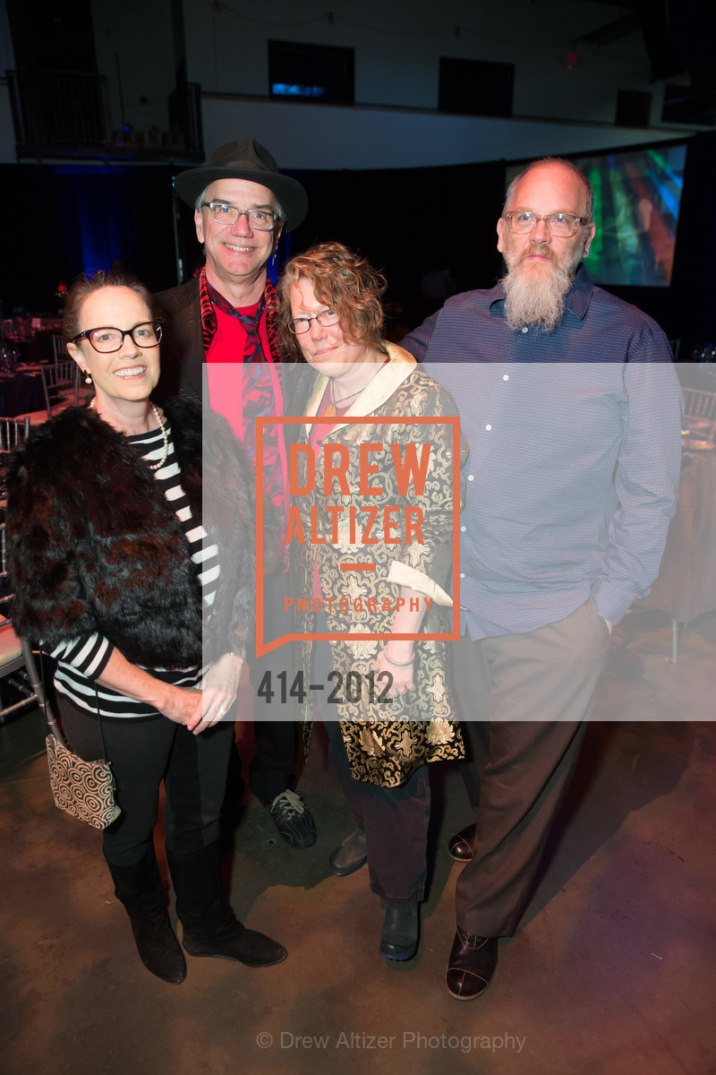 Cynthia Benjamin, Bill Burnett, Alyson Yarus, David Dawson, The Crucible's Fire & Light Soiree 2017, The Crucible. 1260 7th Street Oakland CA 94607, Photo #414-2012 Cynthia Benjamin, Bill Burnett, Alyson Yarus, David Dawson, Photo #414-2012