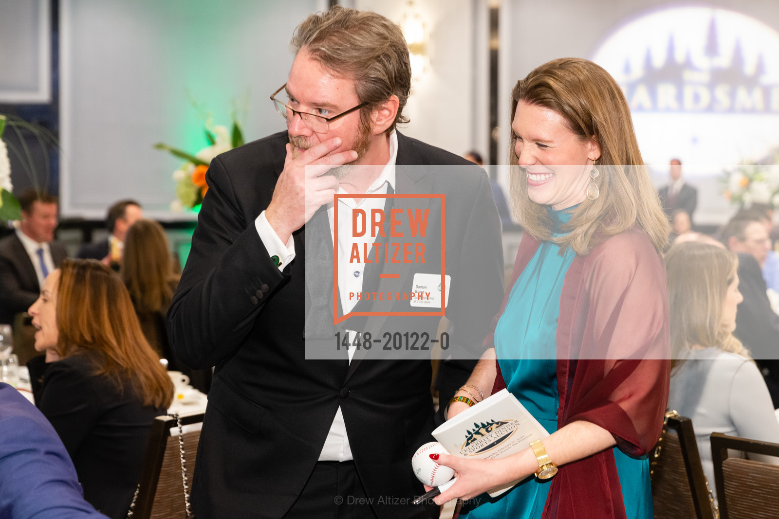 Damon Bruce, Kelly Joslin, Guardsmen Sports Auction and Celebrity Dinner 2020, Westin St. Francis. 335 Powell St, Photo #1448-20122-0 Damon Bruce, Kelly Joslin, Photo #1448-20122-0