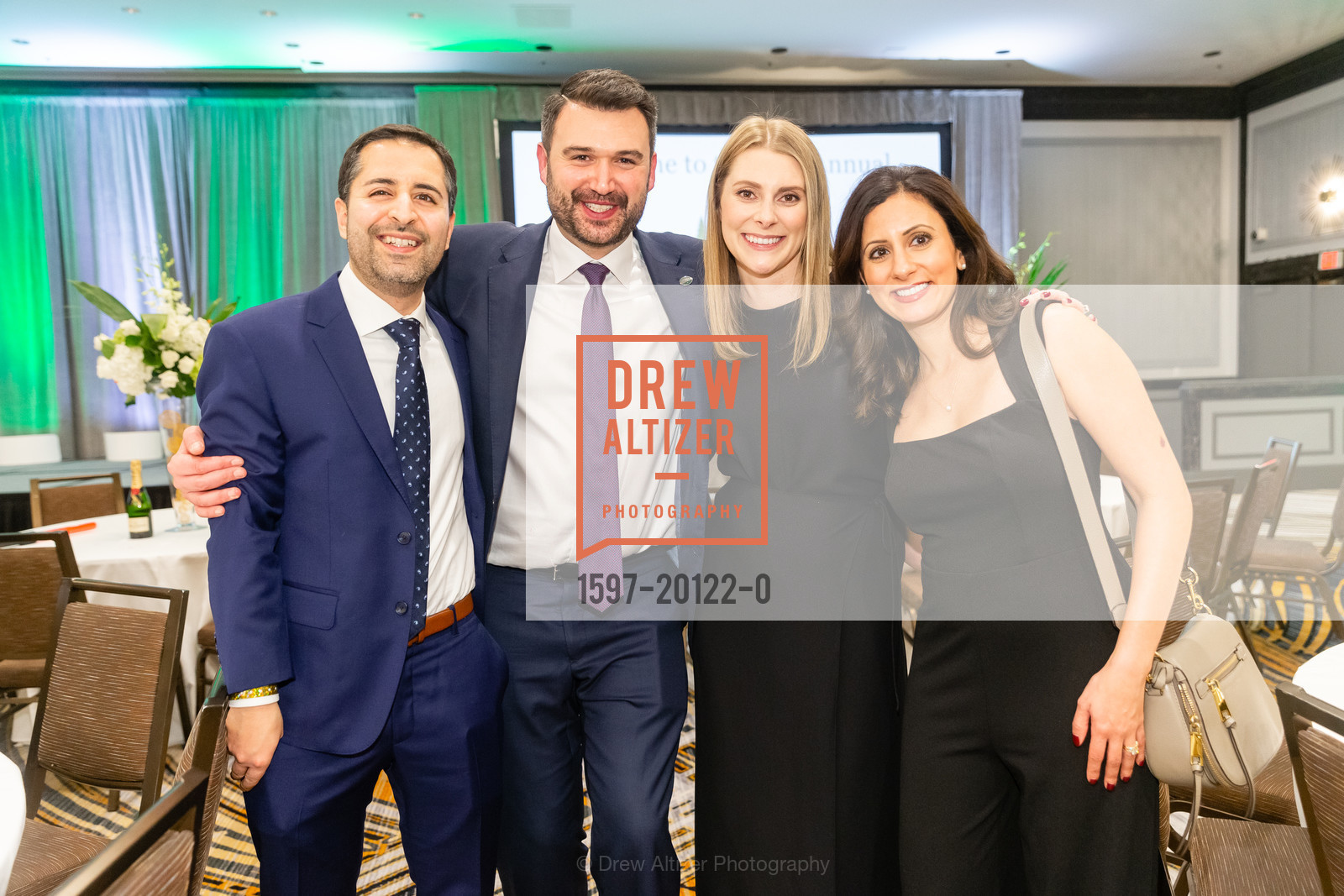 Neema Hodjat, Jason Nossiter, Giovanna Nossite, Ammie Matalka, Guardsmen Sports Auction and Celebrity Dinner 2020, Westin St. Francis. 335 Powell St, Photo #1597-20122-0 Neema Hodjat, Jason Nossiter, Giovanna Nossite, Ammie Matalka, Photo #1597-20122-0