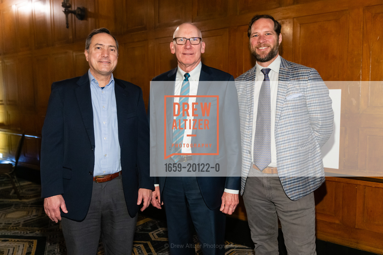 Ken Hillier, Jim Griffith, Jim Morrone, Guardsmen Sports Auction and Celebrity Dinner 2020, Westin St. Francis. 335 Powell St, Photo #1659-20122-0 Ken Hillier, Jim Griffith, Jim Morrone, Photo #1659-20122-0