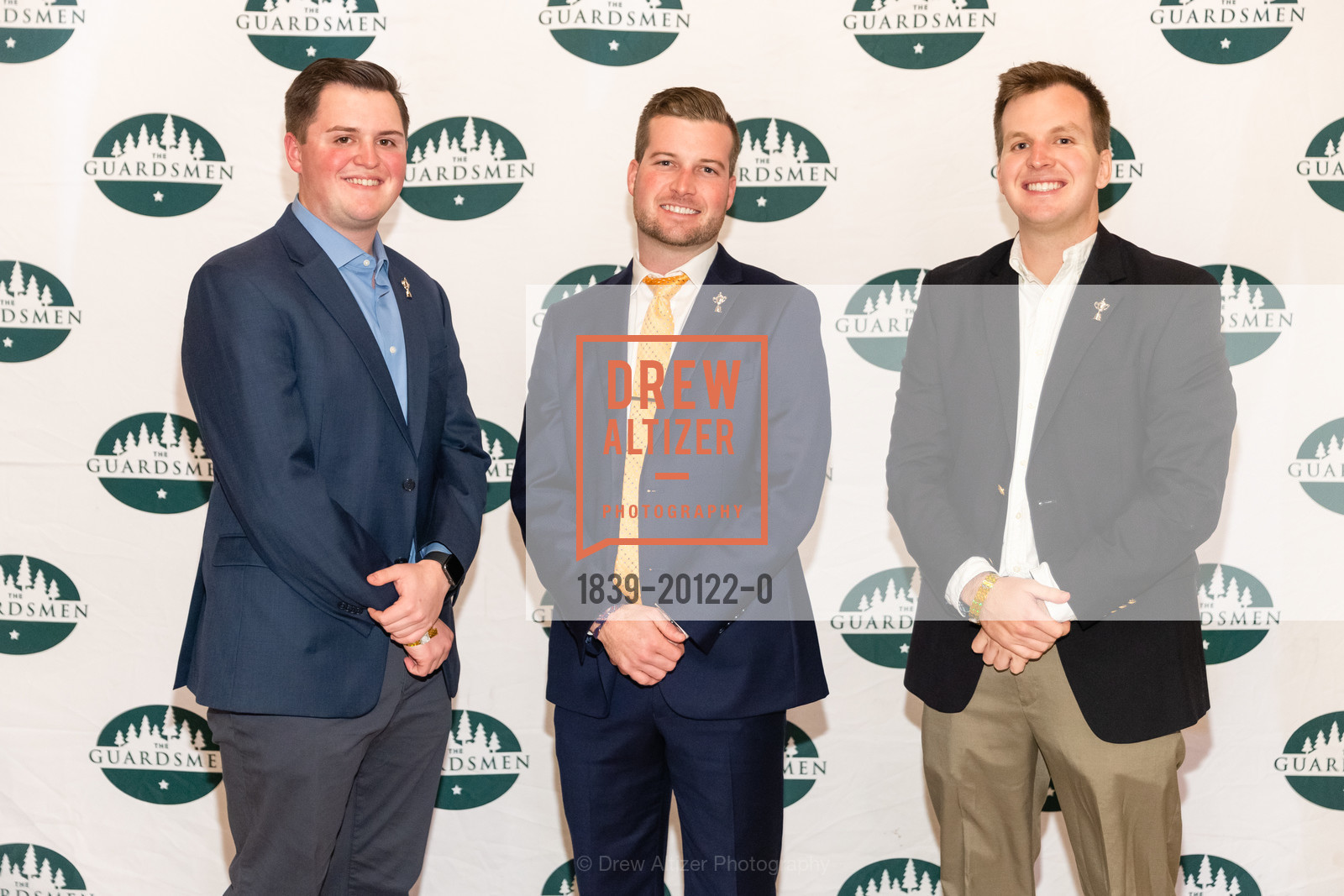 Evan Crowder, Eric Nuxol, Shane Brown, Guardsmen Sports Auction and Celebrity Dinner 2020, Westin St. Francis. 335 Powell St, Photo #1839-20122-0 Evan Crowder, Eric Nuxol, Shane Brown, Photo #1839-20122-0