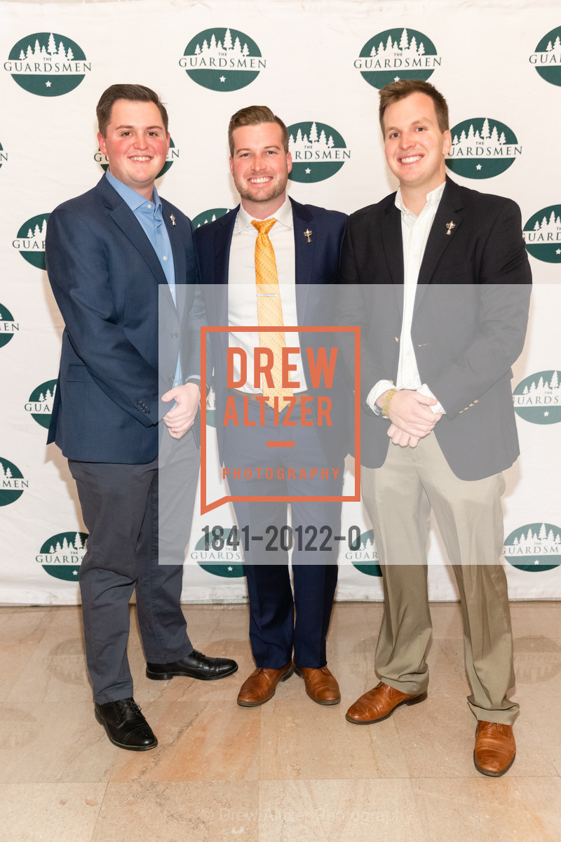 Evan Crowder, Eric Nuxol, Shane Brown, Guardsmen Sports Auction and Celebrity Dinner 2020, Westin St. Francis. 335 Powell St, Photo #1841-20122-0 Evan Crowder, Eric Nuxol, Shane Brown, Photo #1841-20122-0