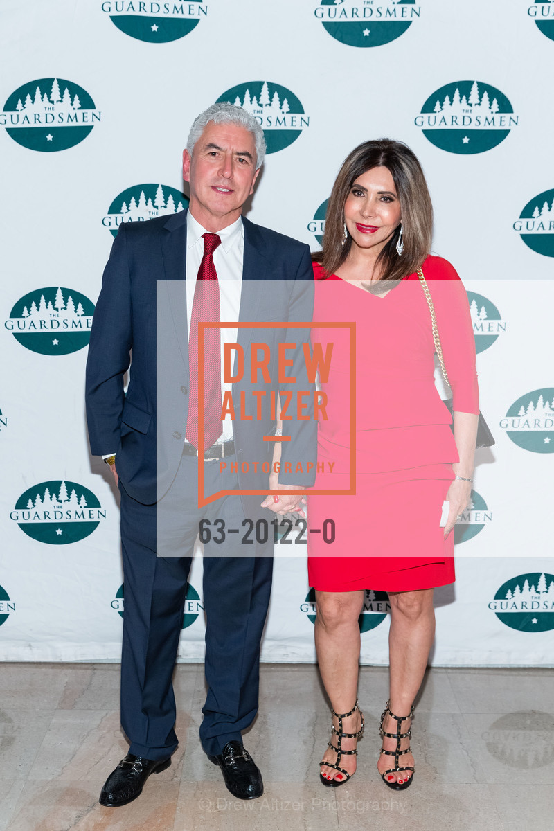 Joe Campos, Guadalupe Schmitt, Guardsmen Sports Auction and Celebrity Dinner 2020, Westin St. Francis. 335 Powell St, Photo #63-20122-0 Joe Campos, Guadalupe Schmitt, Photo #63-20122-0