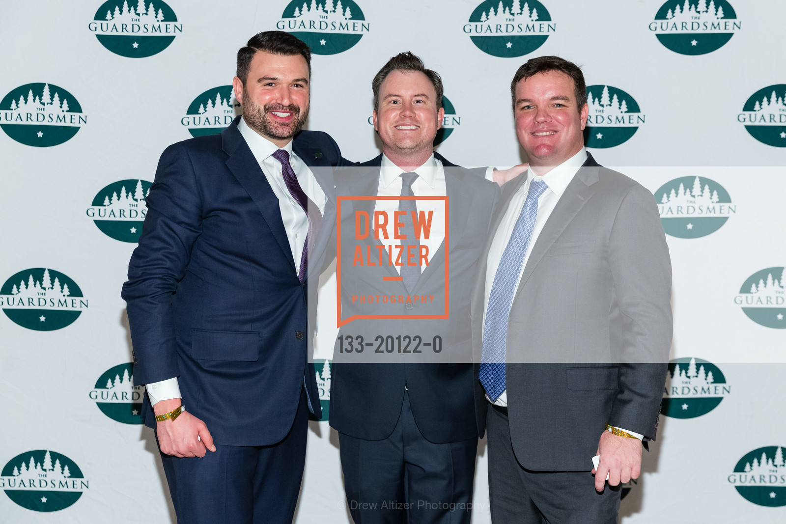 Jason Nossiter, Robert Hogan, Steve Englert, Guardsmen Sports Auction and Celebrity Dinner 2020, Westin St. Francis. 335 Powell St, Photo #133-20122-0 Jason Nossiter, Robert Hogan, Steve Englert, Photo #133-20122-0