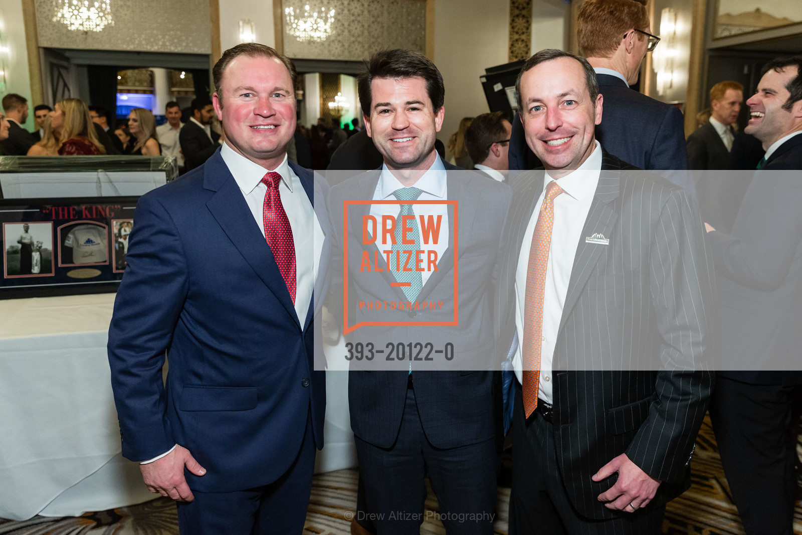 Justin Monfredini, Matt Keipper, Will Bartlett, Guardsmen Sports Auction and Celebrity Dinner 2020, Westin St. Francis. 335 Powell St, Photo #393-20122-0 Justin Monfredini, Matt Keipper, Will Bartlett, Photo #393-20122-0