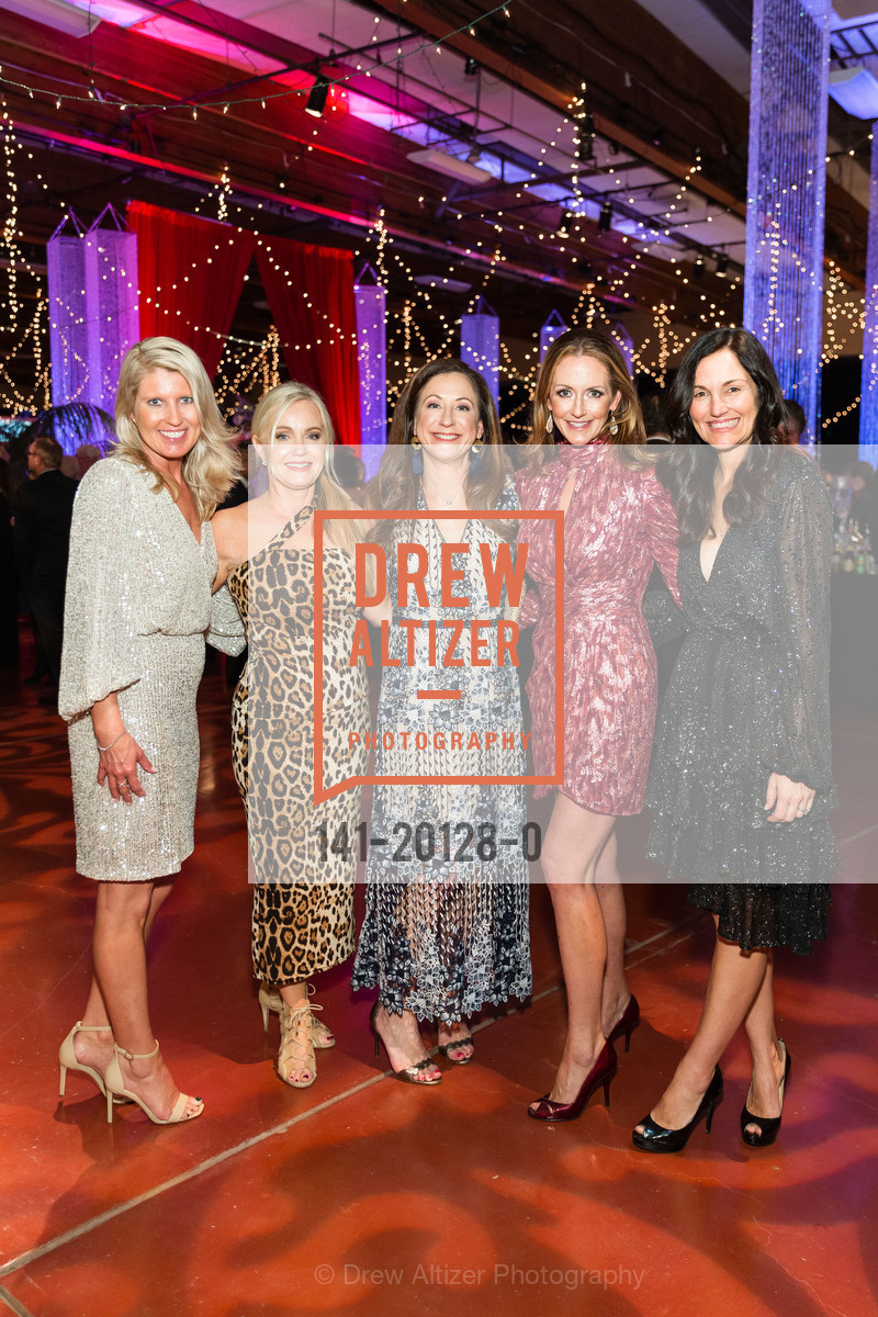 Jen Thompson, Jana Penfield, Victoria Dade, Sinead Broughton, Jennifer Tidwell, Side By Side's Marin Valentine's Ball 2020, Marin Civic Center Hall. 10 Avenue of The Flags, Photo #141-20128-0 Jen Thompson, Jana Penfield, Victoria Dade, Sinead Broughton, Jennifer Tidwell, Photo #141-20128-0