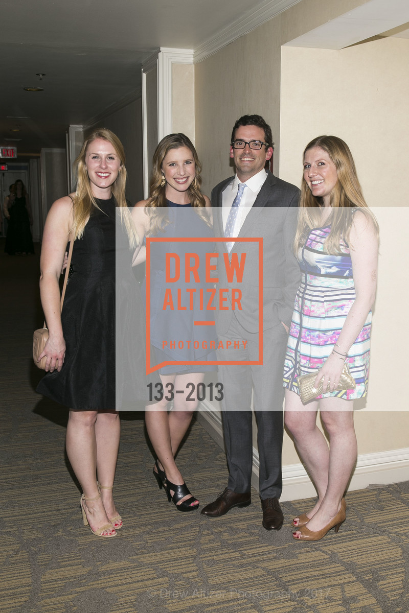 Lisa Pascuzzi, Courtney Costello, Steve Urban, Laura Moir, Spinsters of San Francisco Patron's Reception 2017, Kabuki, Imperial Ballroom. 1625 Post St San Francisco, California 94115, April 8th, 2017, Photo #133-2013 Lisa Pascuzzi, Courtney Costello, Steve Urban, Laura Moir, Photo #133-2013