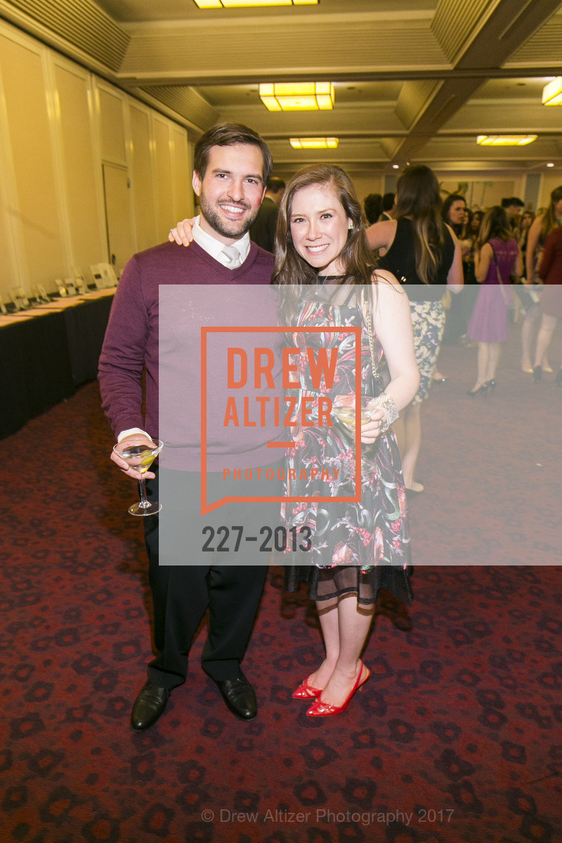 George Courtsunis, Mara Giarratana-Young, Spinsters of San Francisco Patron's Reception 2017, Kabuki, Imperial Ballroom. 1625 Post St San Francisco, California 94115, April 8th, 2017, Photo #227-2013 George Courtsunis, Mara Giarratana-Young, Photo #227-2013