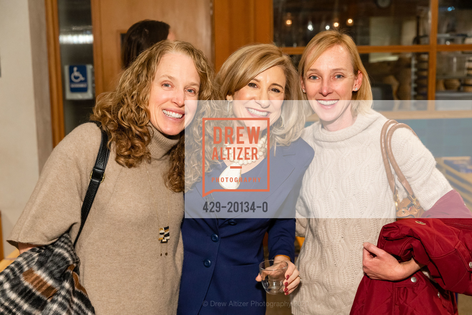 Kristy Patterson, Lynda Marren, Nicole Rubin, For the Love of Food, Heath Ceramics. 2900 18th Street, February 4th, 2020, Photo #429-20134-0 Kristy Patterson, Lynda Marren, Nicole Rubin, Photo #429-20134-0