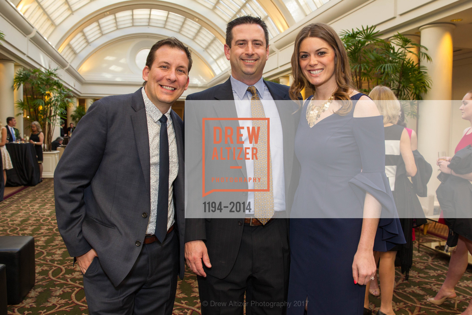 Kevin Chagnon, Daniel Conway, Megan Bangert, Guardsmen Wine Auction 2017, The Palace Hotel, April 8th, 2017, Photo #1194-2014 Kevin Chagnon, Daniel Conway, Megan Bangert, Photo #1194-2014