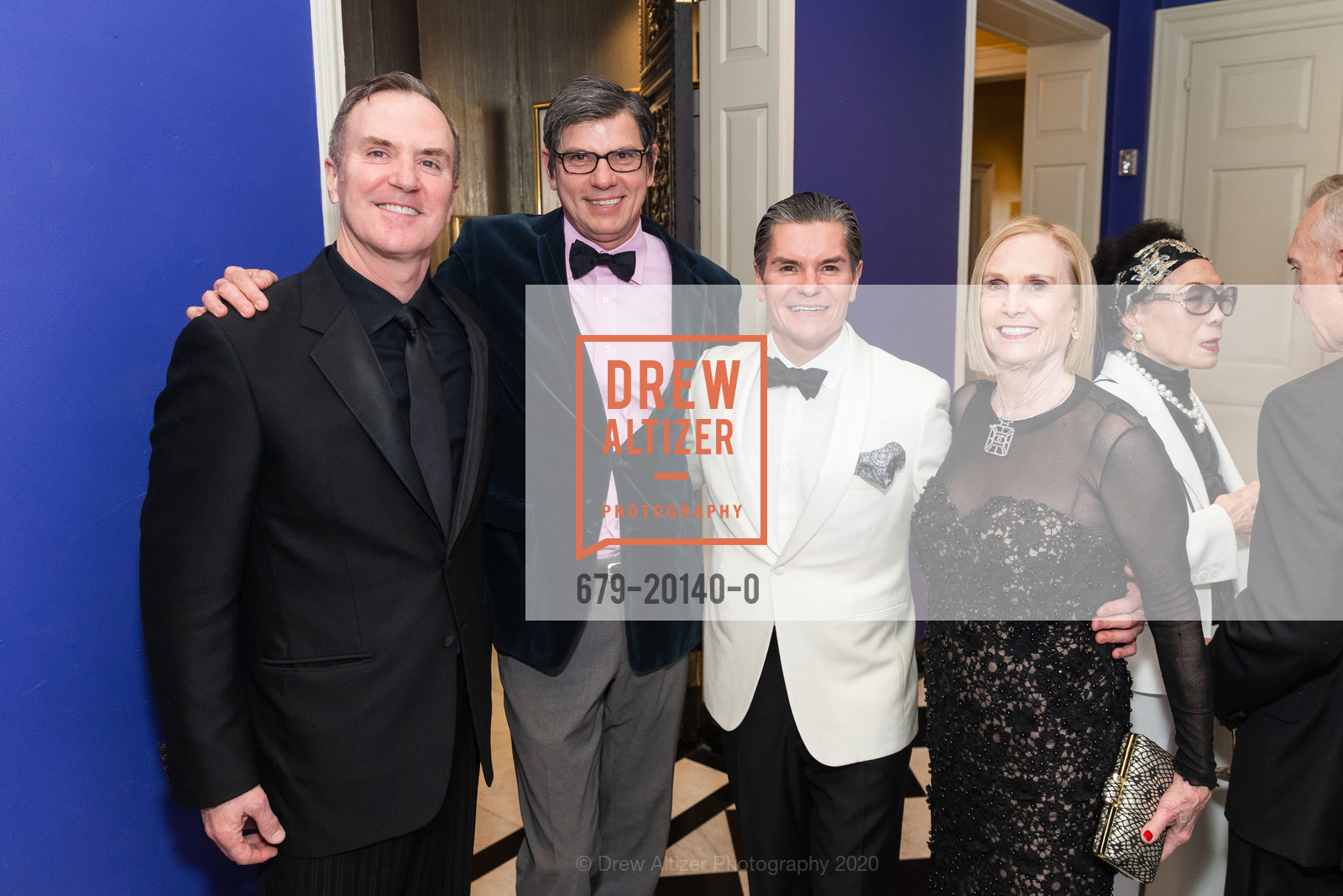 Paul Wilford, Rick Freeman, Chris Meza, Rochelle Proctor, 5th Annual An Intimate Evening with Oscar, Fairmont Hotel. 950 Mason Street, February 9th, 2020, Photo #679-20140-0 Paul Wilford, Rick Freeman, Chris Meza, Rochelle Proctor, Photo #679-20140-0