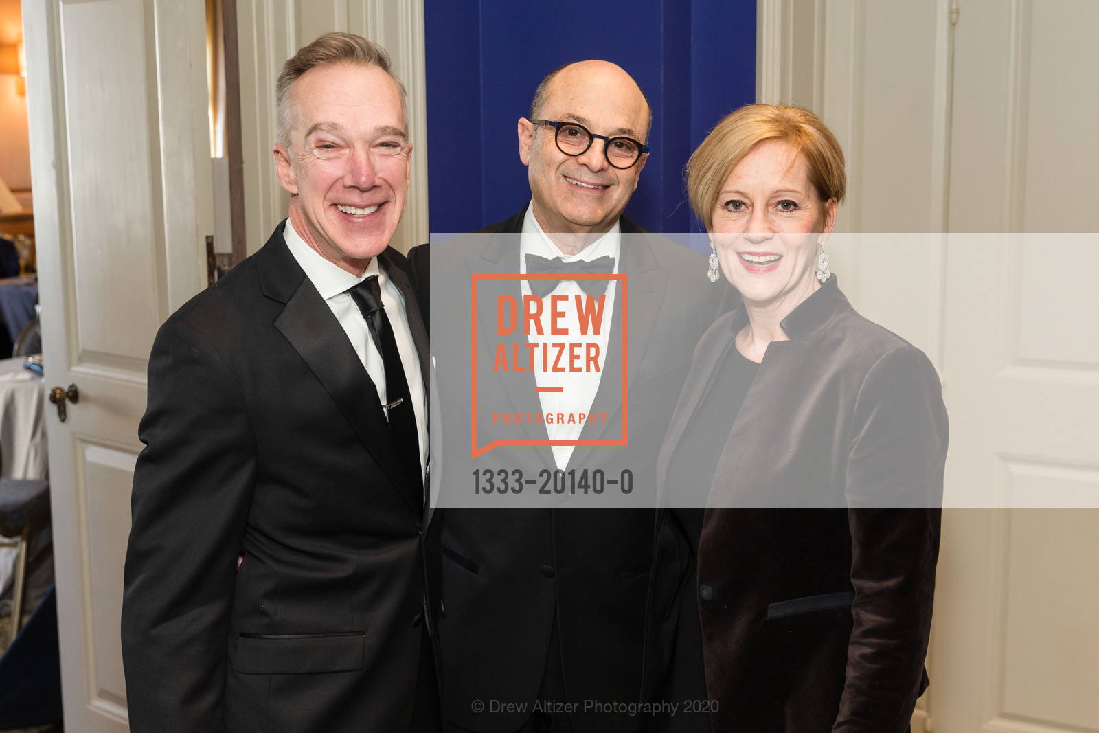 Mark Ryle, David Klein, Brooke Bedingfield, 5th Annual An Intimate Evening with Oscar, Fairmont Hotel. 950 Mason Street, February 9th, 2020, Photo #1333-20140-0 Mark Ryle, David Klein, Brooke Bedingfield, Photo #1333-20140-0