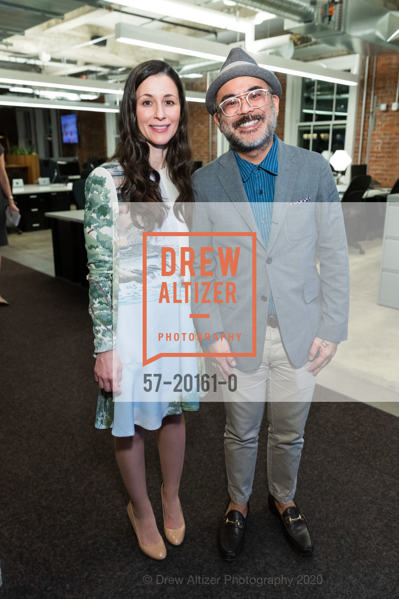 Vassiliki Giannopoulos, Tony Sison, Cooper Hewitt National Design Awards 2020 Cocktail Party, Godfrey Dadich Partners, 17th Floor. 140 New Montgomery Street, February 12th, 2020, Photo #57-20161-0 Vassiliki Giannopoulos, Tony Sison, Photo #57-20161-0