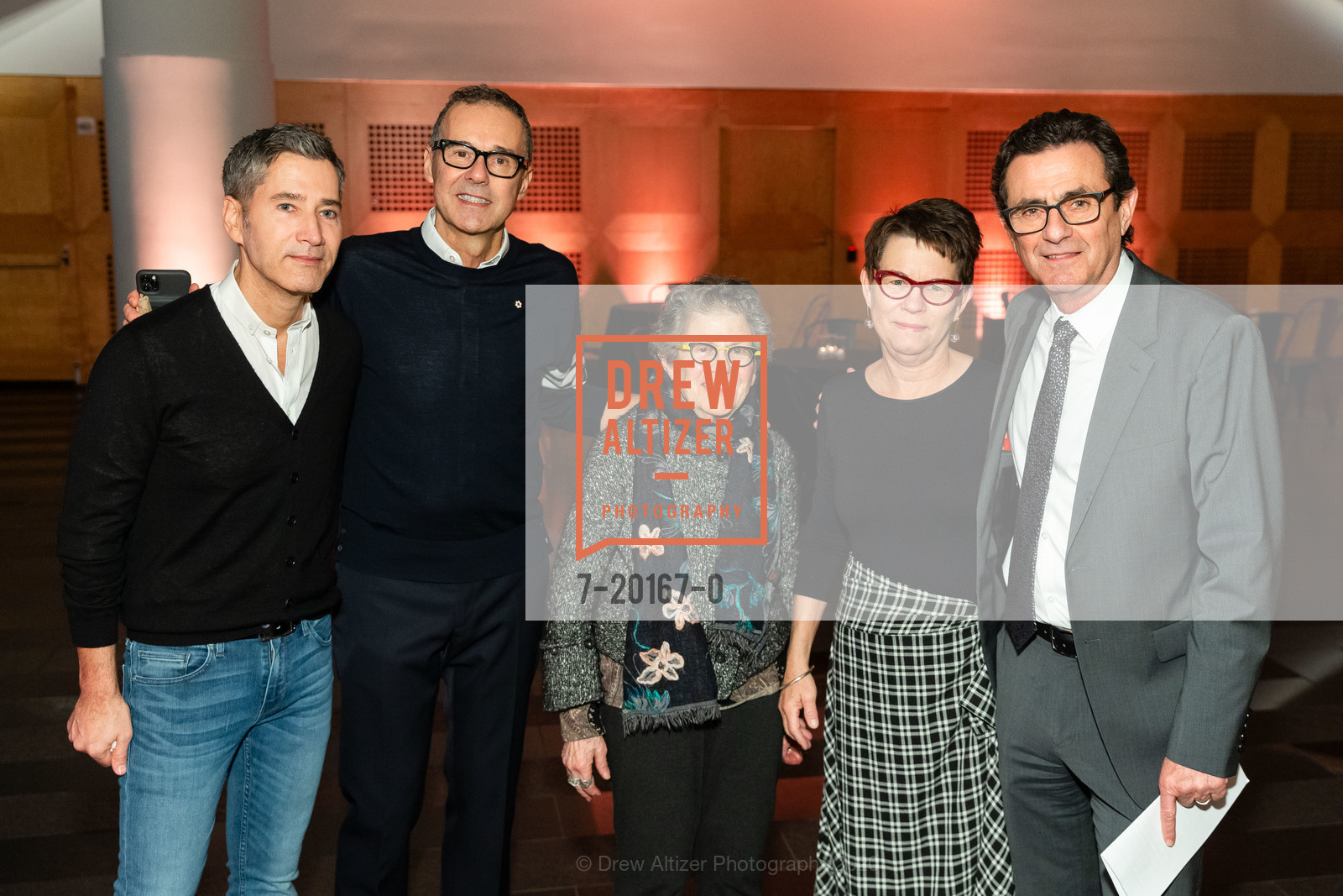 Bob Rennie, Carey Fouks, Rena Bransten, Maria Makela, Neal Benezra, Reception for Dawoud Bey: An American Project at SFMOMA, SFMOMA, February 12th, 2020, Photo #7-20167-0 Bob Rennie, Carey Fouks, Rena Bransten, Maria Makela, Neal Benezra, Photo #7-20167-0