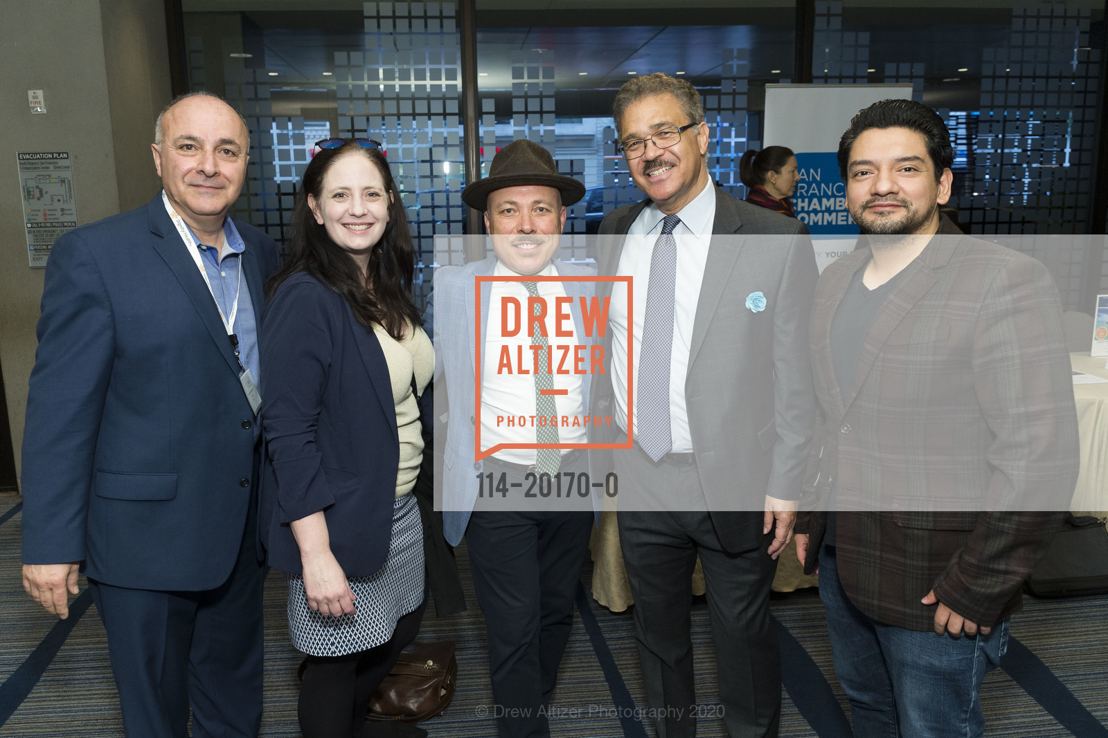 Mario Moganum, Laurel Arvanitidis, Vas Kiniris, Tony Tucker, Rene Colorado, Photo #114-20170-0