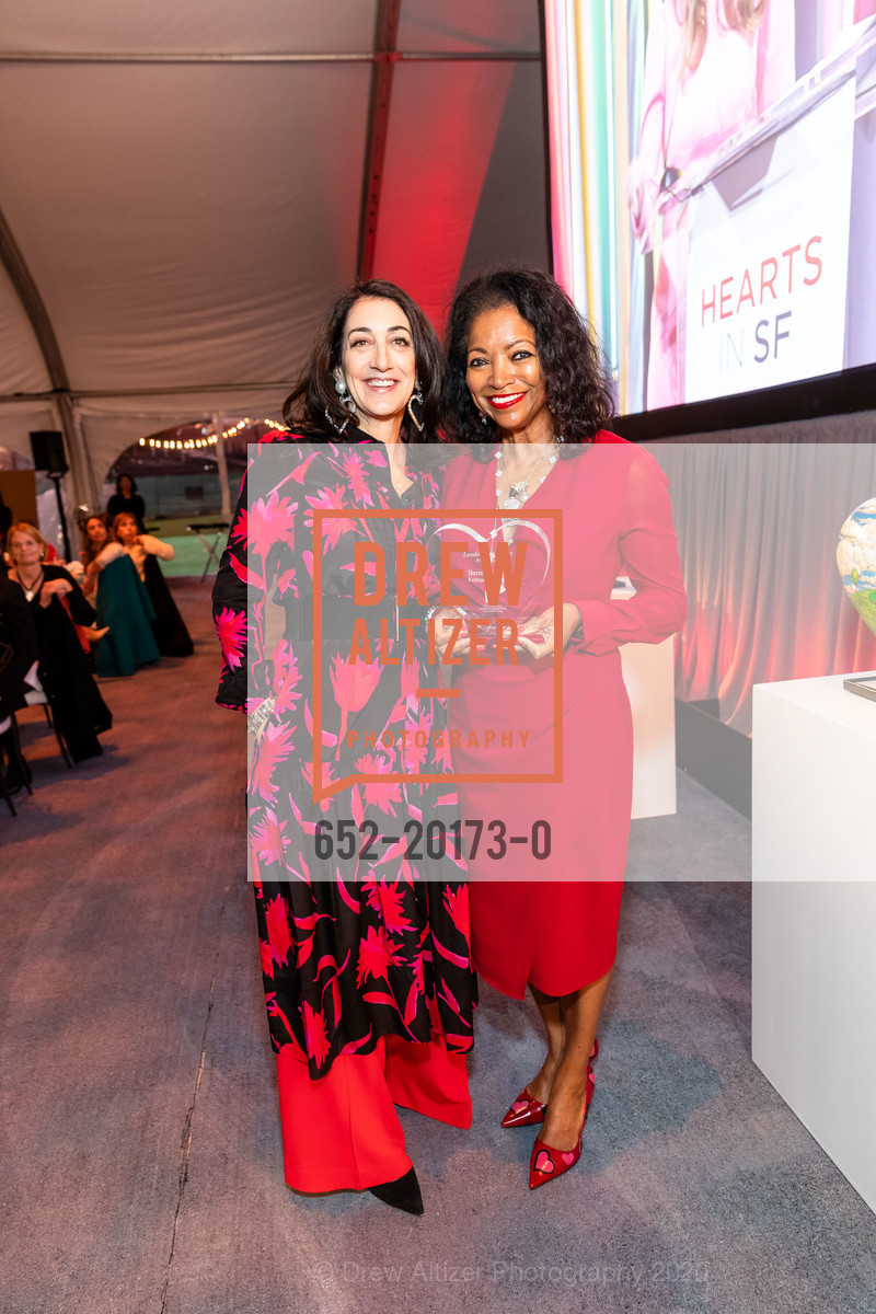 Pam Baer, Denise Bradley-Tyson, SFGHF Hearts in SF 2020, Oracle Park, February 13th, 2020, Photo #652-20173-0 Pam Baer, Denise Bradley-Tyson, Photo #652-20173-0