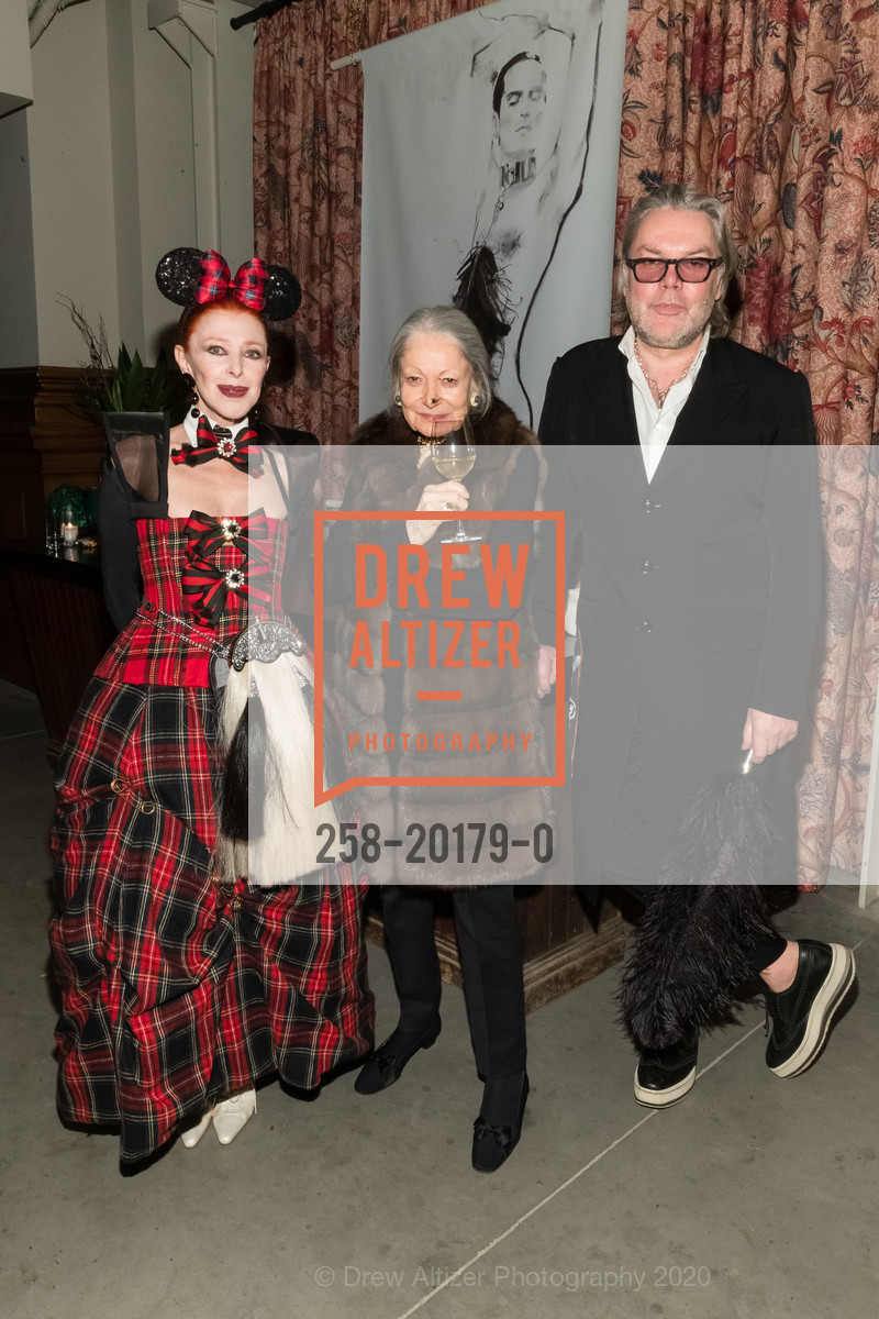 Valerie von Sobel, Denise Hale, David Downton, The Art of Seduction at Saint Joseph's Arts Society, Saint Joseph's Arts Society, February 14th, 2020, Photo #258-20179-0 Valerie von Sobel, Denise Hale, David Downton, Photo #258-20179-0