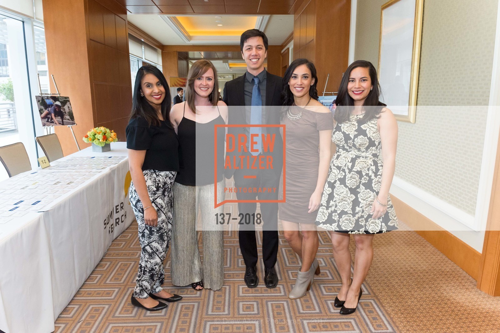 Moneek Bhanot, Colleen Klus, Brian Mertens, Kathleen Sanchez, Zuleica Lopez, Summer Search San Francisco Gala, Four Seasons, April 6th, 2017, Photo #137-2018 Moneek Bhanot, Colleen Klus, Brian Mertens, Kathleen Sanchez, Zuleica Lopez, Photo #137-2018