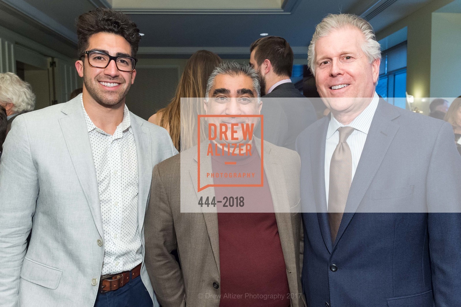 Nick Bhachu, Dennis Bhachu, Dan Kingsley, Summer Search San Francisco Gala, Four Seasons, April 6th, 2017, Photo #444-2018 Nick Bhachu, Dennis Bhachu, Dan Kingsley, Photo #444-2018